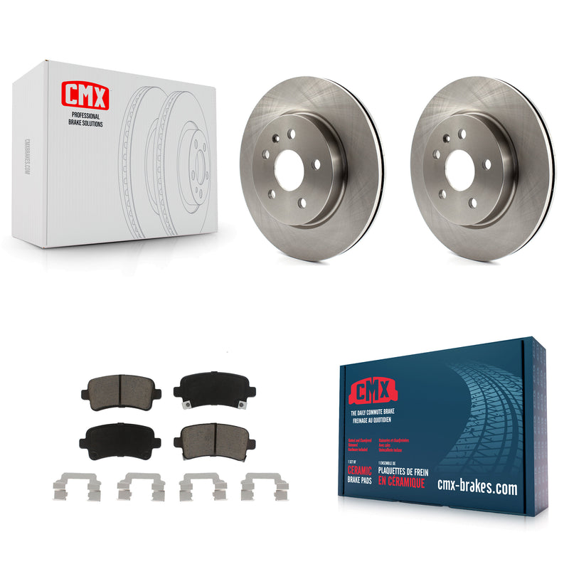 CMX K8C-102042 Disc Brake Kit for 2010-2020 Cadillac XTS, Chevrolet Malibu Limited, Chevrolet Impala & more - Rear product image