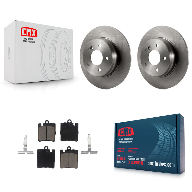 CMX K8C-102060 Disc Brake Kit for 1996-2011 Mercedes-Benz SLK300, Mercedes-Benz C230, Mercedes-Benz C280 & more - Rear product image