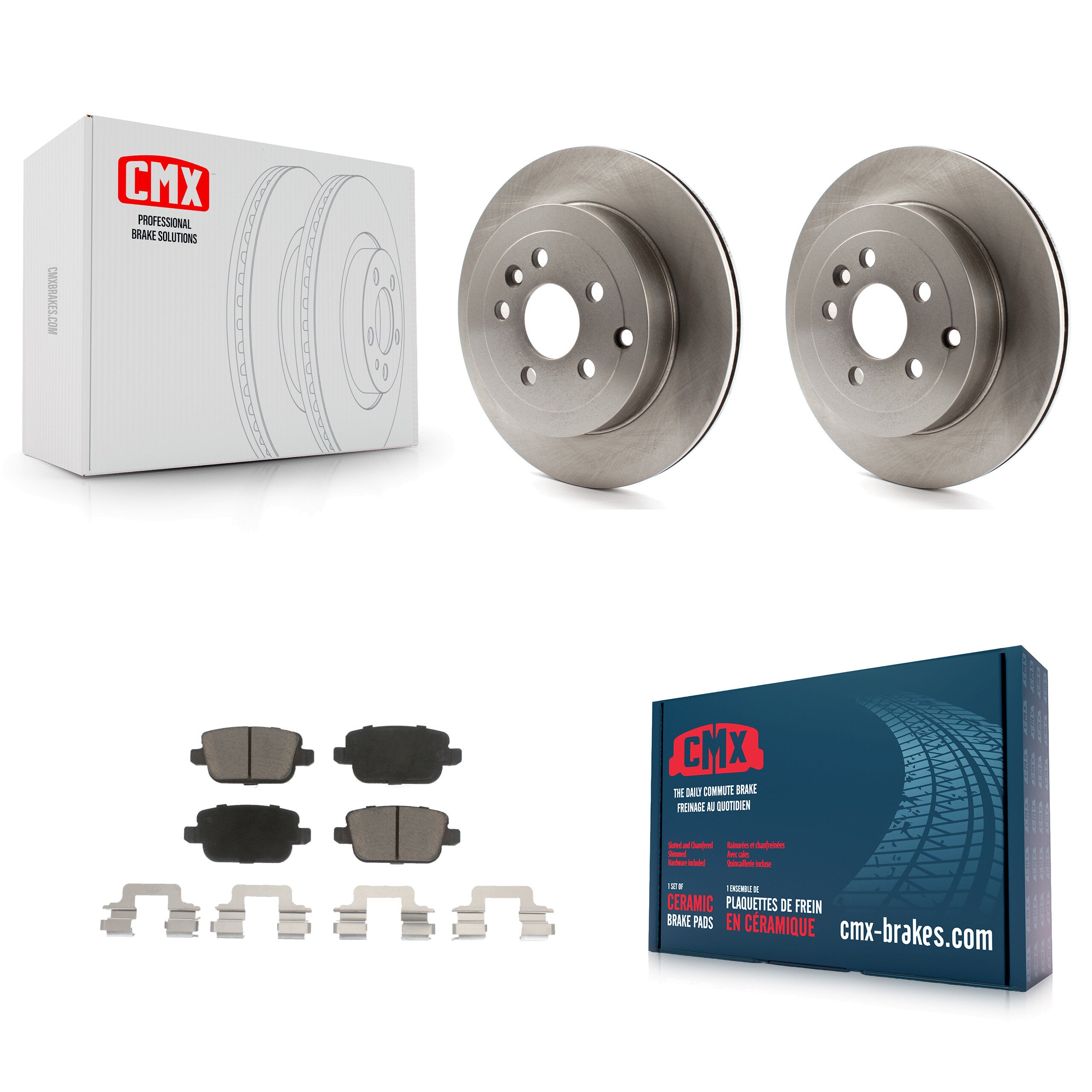 CMX K8C-102064 Disc Brake Kit for 2008-2011 Land Rover LR2 - Rear product image
