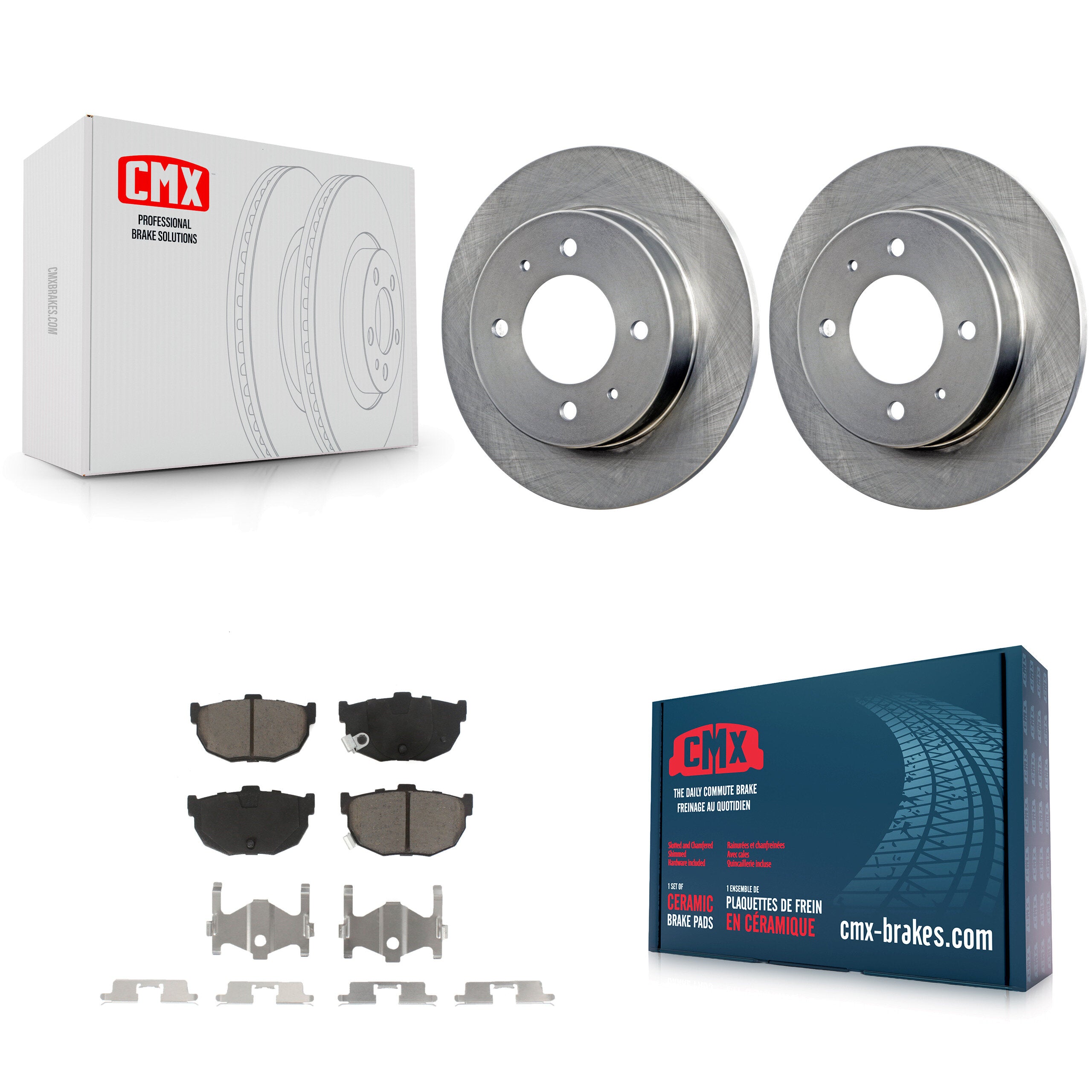 CMX K8C-102084 Disc Brake Kit for 1996-2006 Hyundai Elantra, Hyundai Tiburon - Rear product image