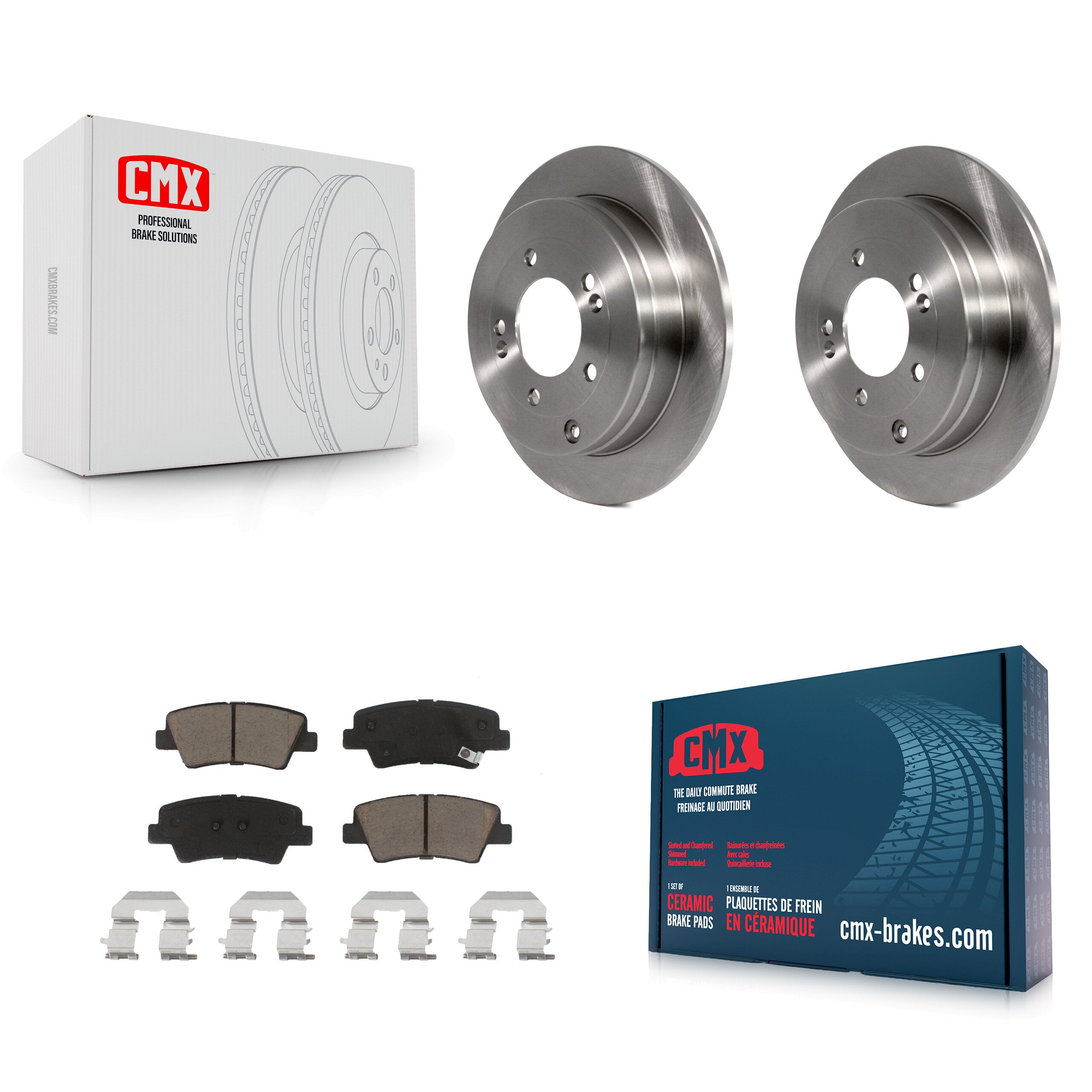 CMX K8C-102134 Disc Brake Kit for 2007-2010 Hyundai Azera, Kia Amanti - Rear product image