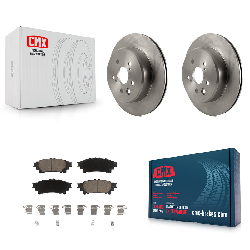 CMX K8C-102149 Disc Brake Kit for 2013-2020 Lexus GS300, Lexus GS200t, Lexus IS200t & more - Rear product image
