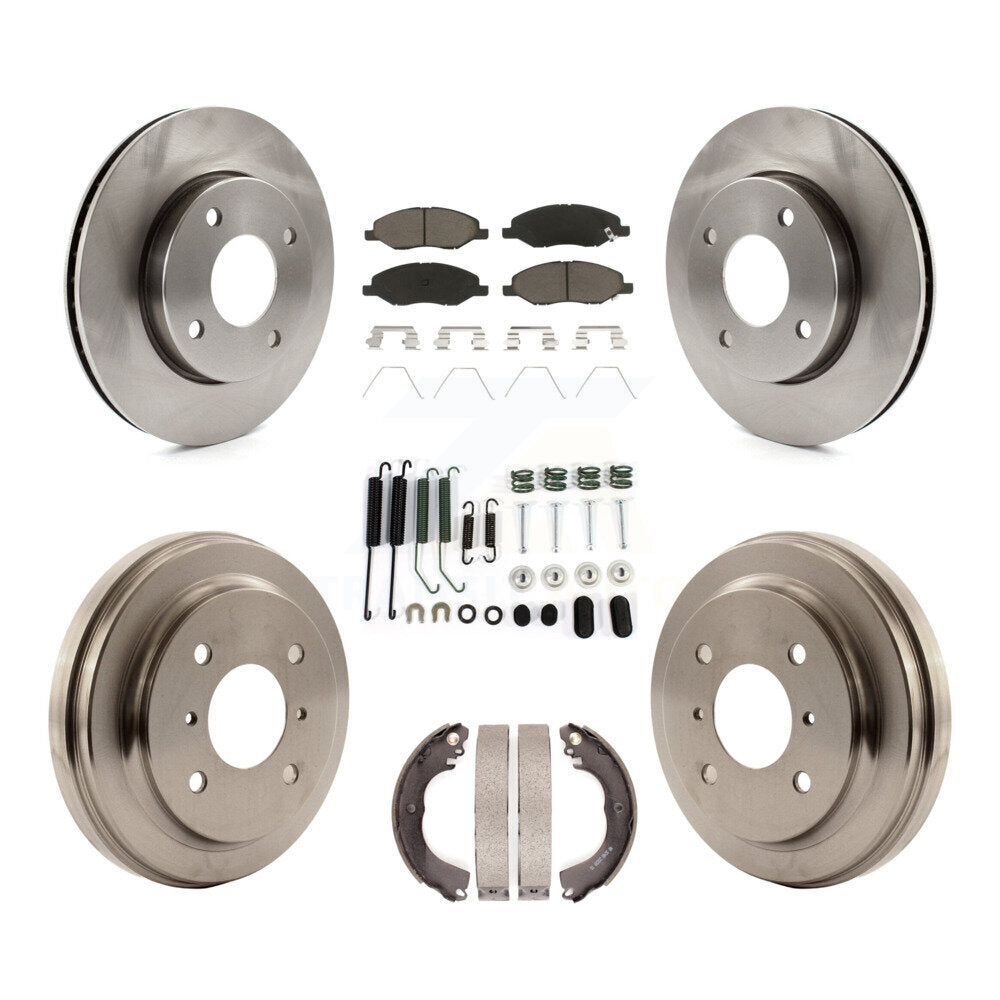 CMX K8C-102245 Disc Brake Kit for 2009-2011 Nissan Versa - Front and Rear product image