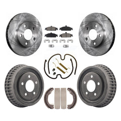 CMX K8C-102332 Disc Brake Kit for 1997-2005 Chevrolet Classic, Oldsmobile Alero, Pontiac Grand Am & more - Front and Rear product image