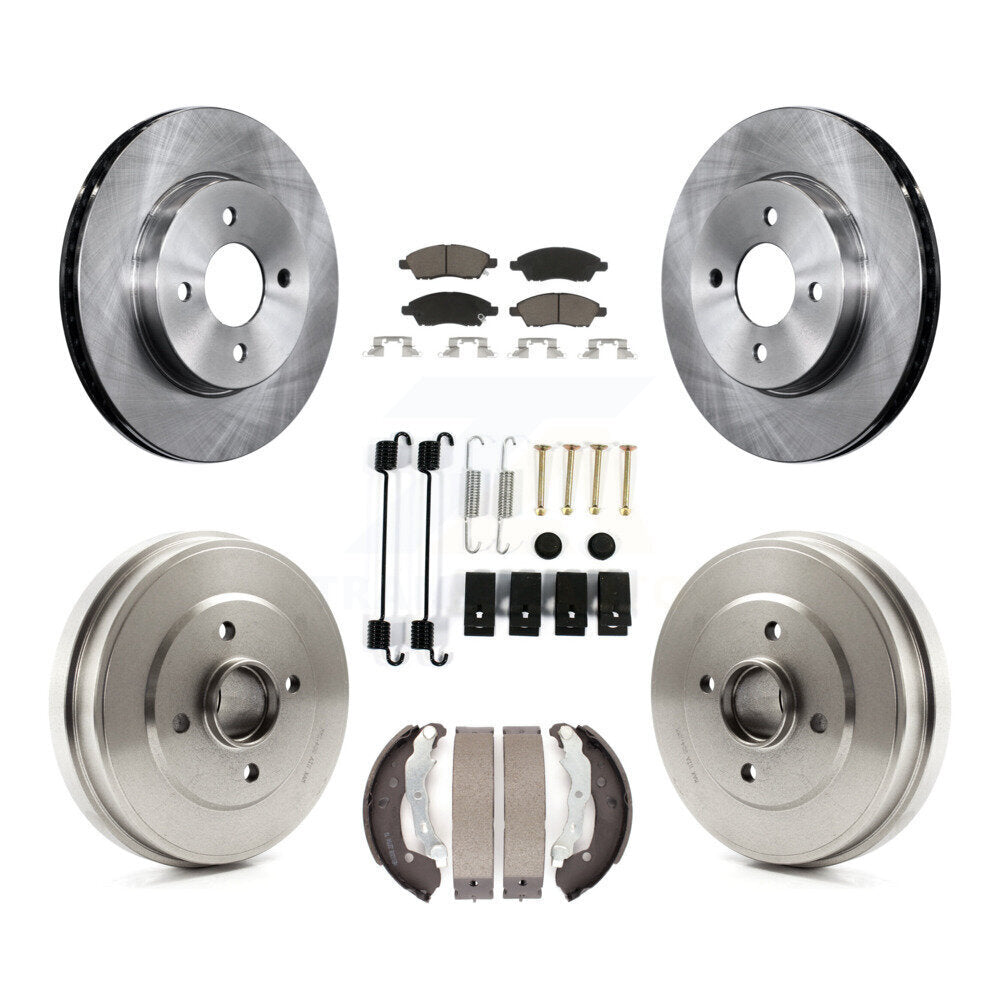 CMX K8C-102334 Disc Brake Kit for 2012-2019 Nissan Micra, Nissan Versa, Nissan Versa Note - Front and Rear product image