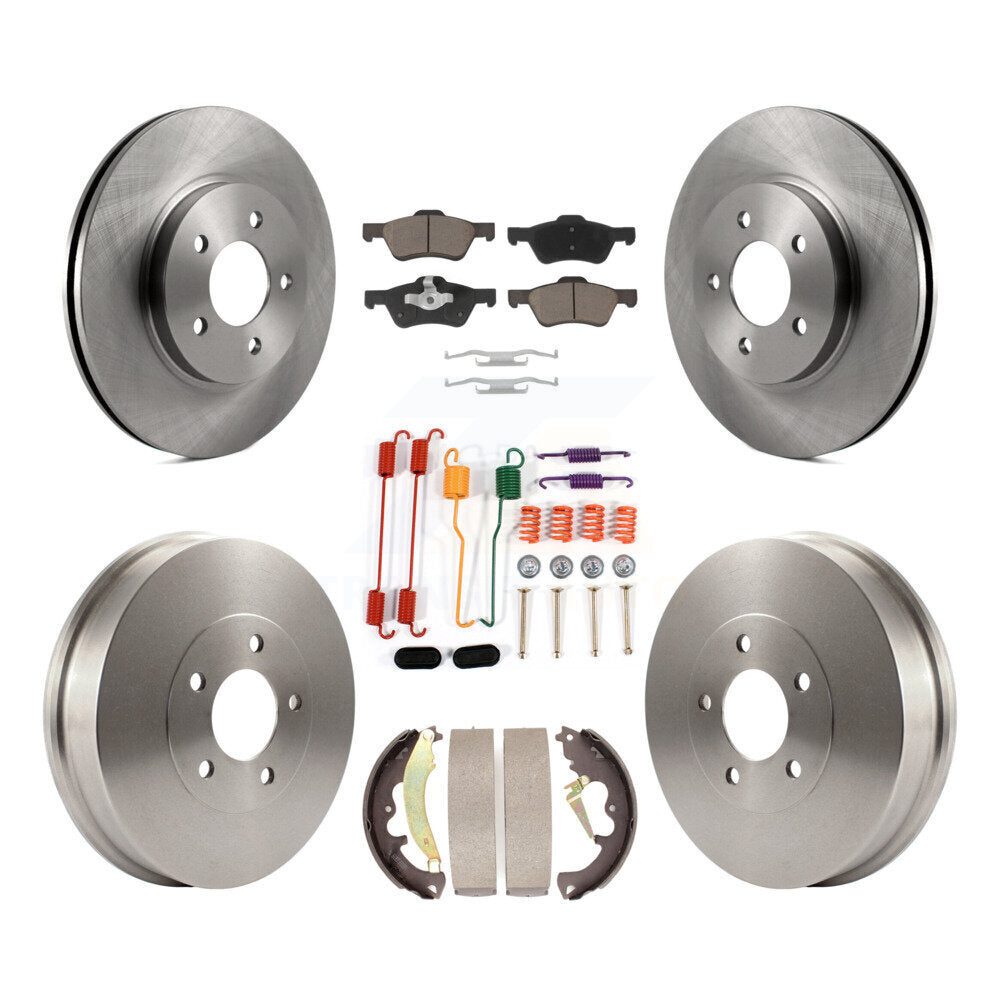 CMX K8C-102358 Disc Brake Kit for 2008-2012 Ford Escape, Mercury Mariner, Mazda Tribute - Front and Rear product image