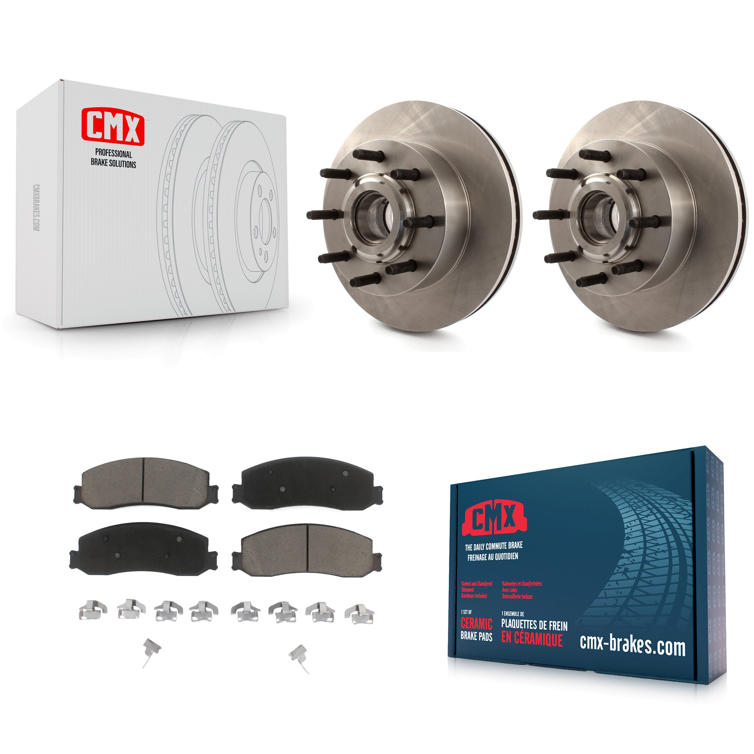CMX K8C-102688 Disc Brake Kit for 2010-2012 Ford F-250 Super Duty, Ford F-350 Super Duty - Front product image