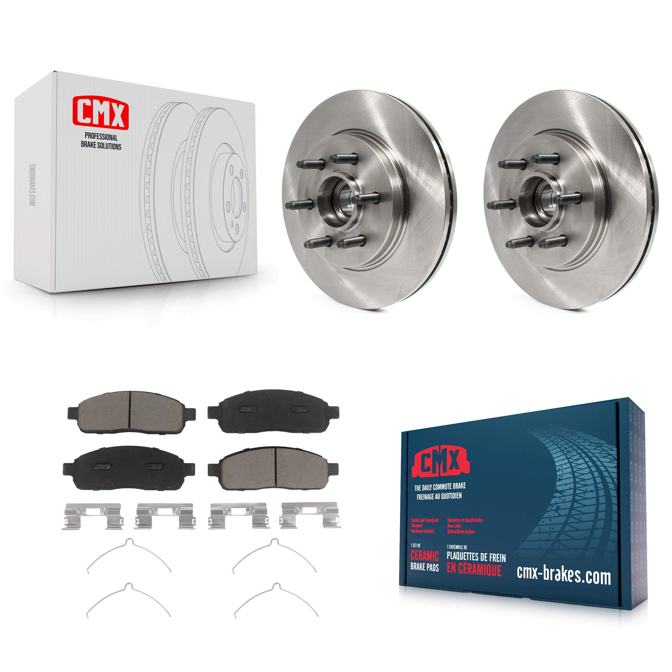 CMX K8C-102690 Disc Brake Kit for 2004-2008 Lincoln Mark LT, Ford F-150 - Front product image