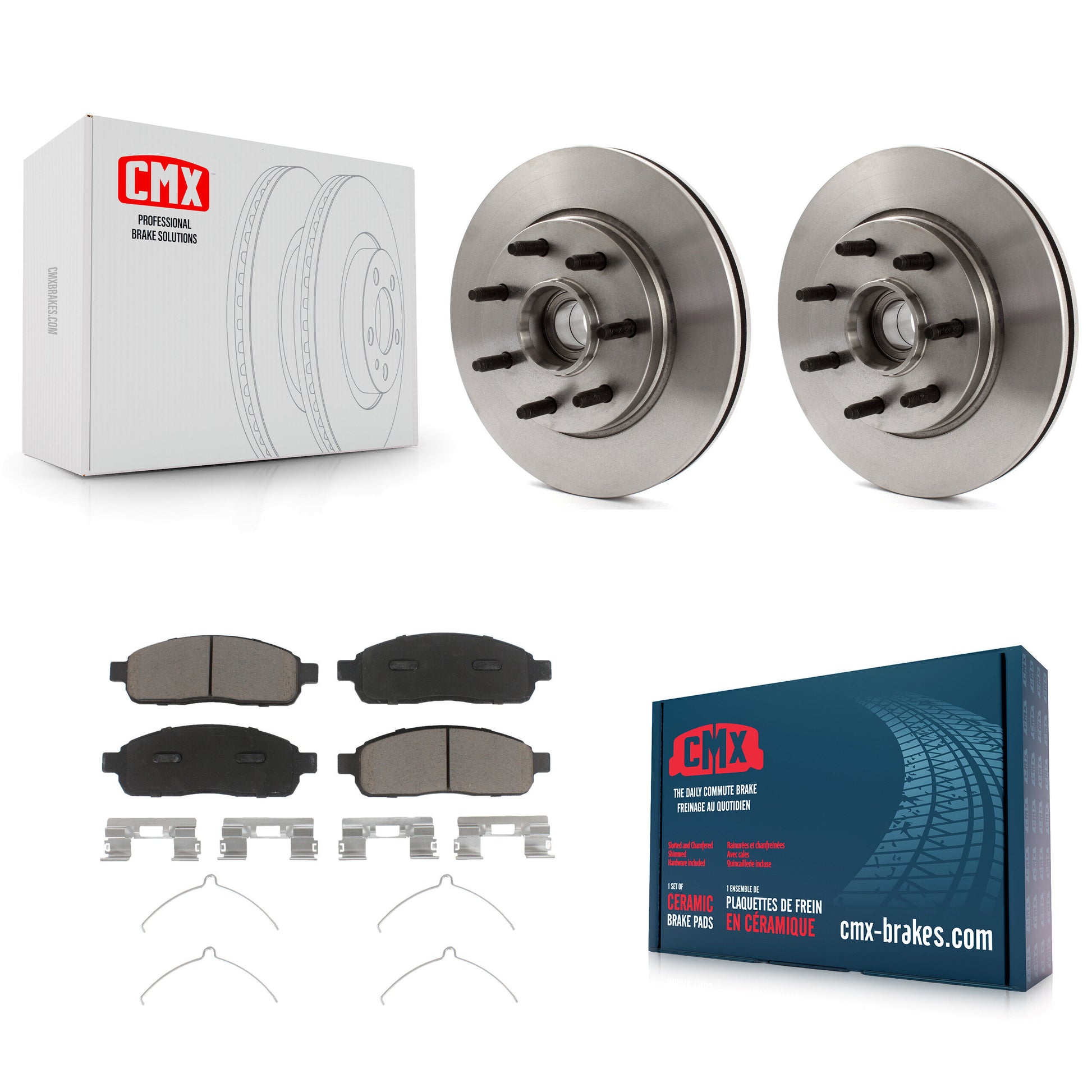 CMX K8C-102691 Disc Brake Kit for 2004-2008 Lincoln Mark LT, Ford F-150 - Front product image