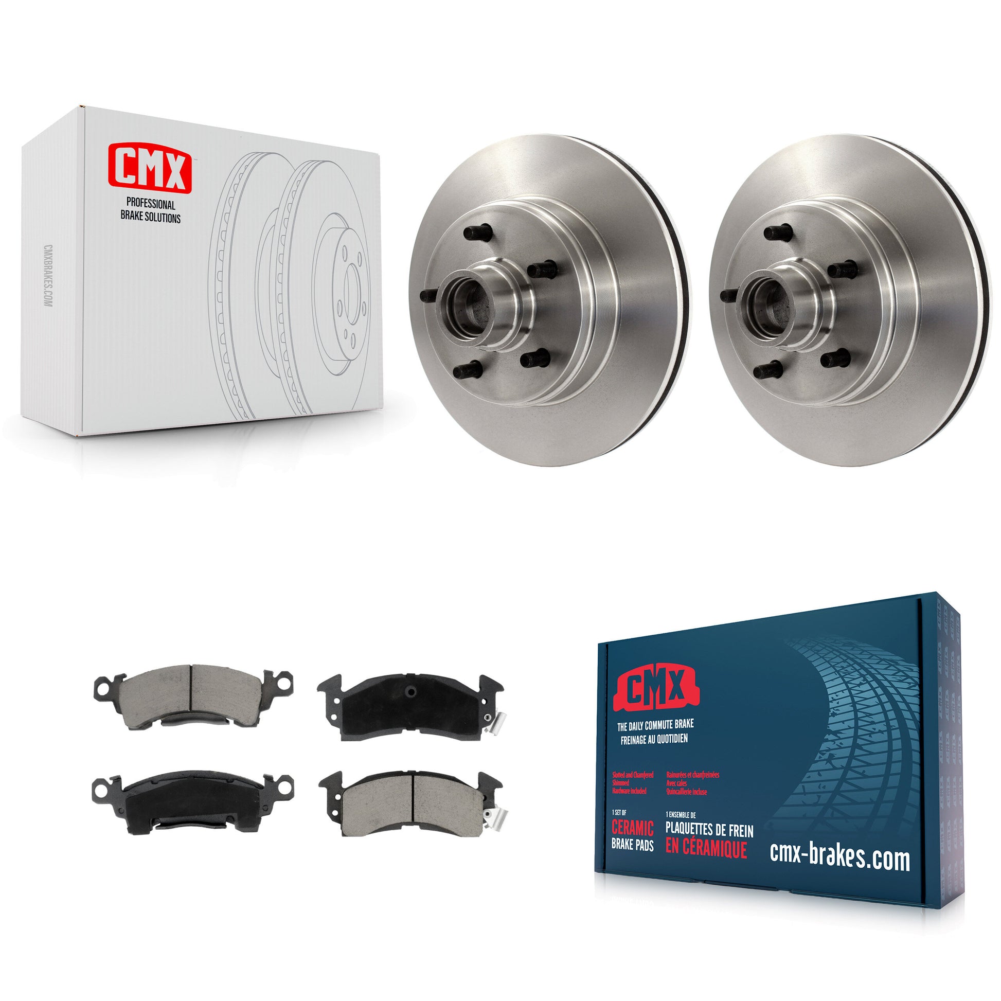 CMX K8C-102697 Disc Brake Kit for 1990-2002 Chevrolet Astro, GMC Safari - Front product image
