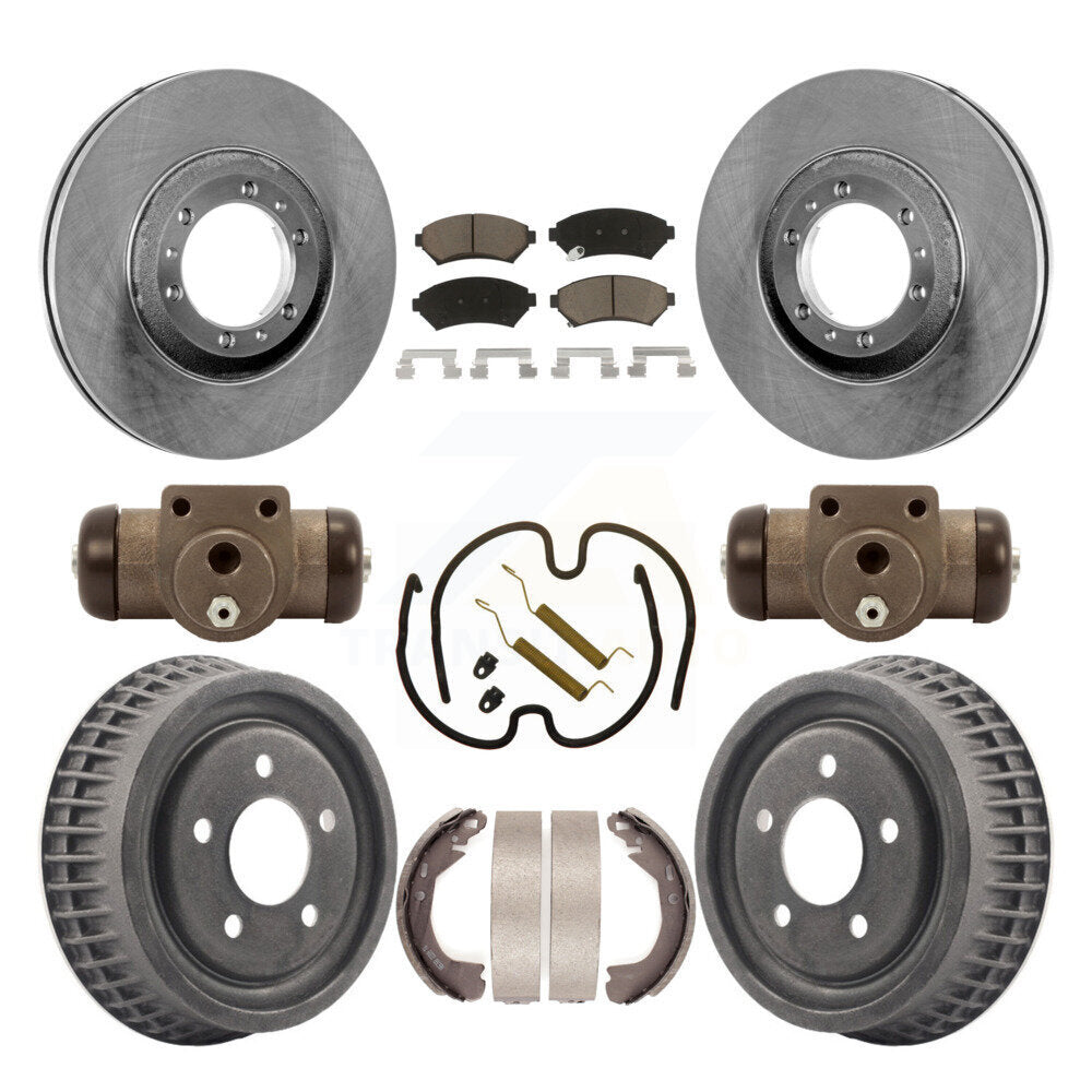 CMX K8C-102895 Disc Brake Kit for 1997-2005 Chevrolet Venture, Pontiac Montana, Oldsmobile Silhouette & more - Front and Rear product image