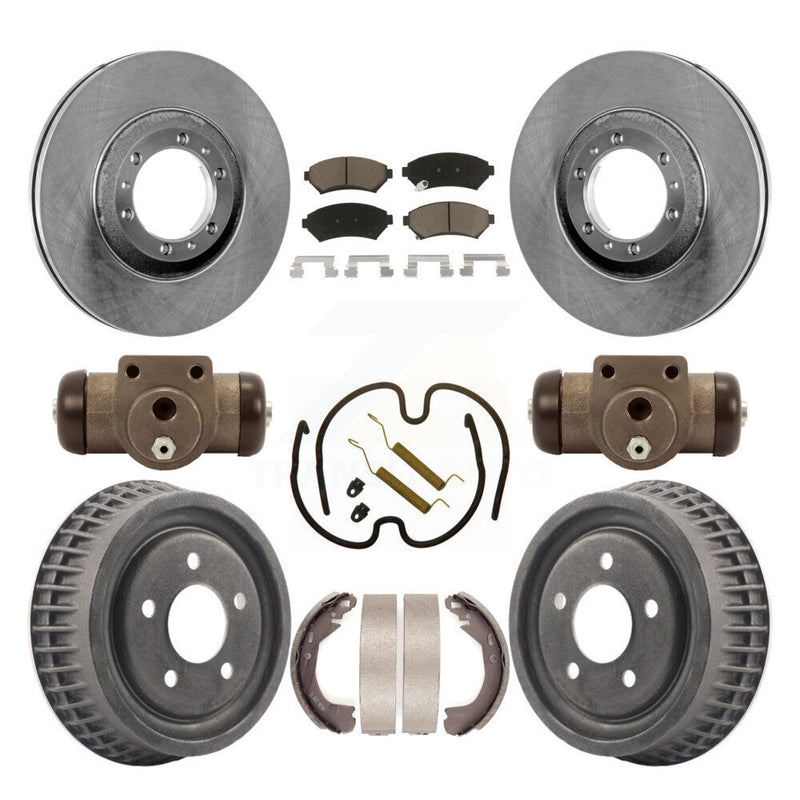CMX K8C-102895 Disc Brake Kit for 1997-2005 Chevrolet Venture, Pontiac Montana, Oldsmobile Silhouette & more - Front and Rear product image