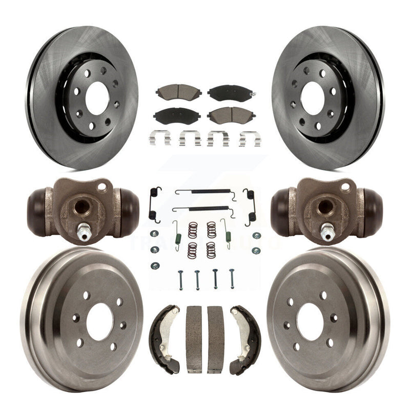 CMX K8C-102915 Disc Brake Kit for 2004-2015 Chevrolet Spark, Pontiac G3, Pontiac G3 Wave & more - Front and Rear product image