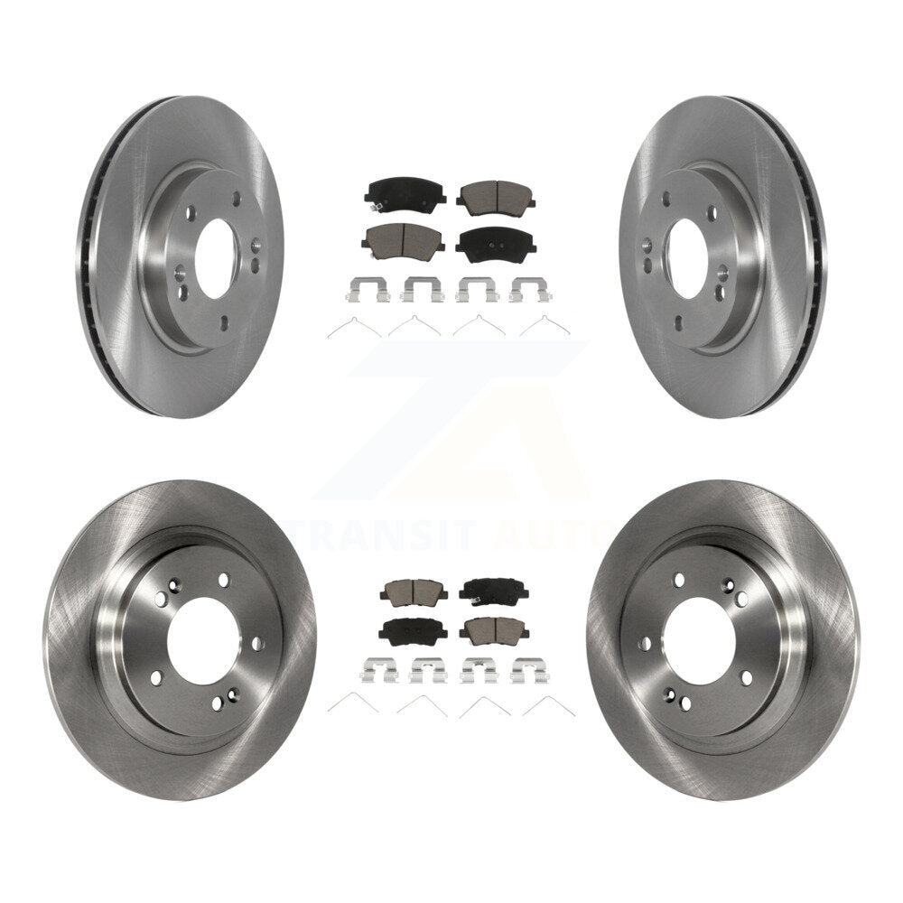 CMX K8C-102997 Disc Brake Kit for 2017-2019 Kia Niro, Hyundai Ioniq - Front and Rear product image