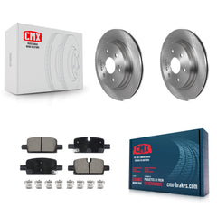 CMX K8C-103046 Disc Brake Kit for 2019-2024 Chevrolet Silverado 1500 LTD, GMC Sierra 1500 Limited, Cadillac Escalade & more - Rear product image