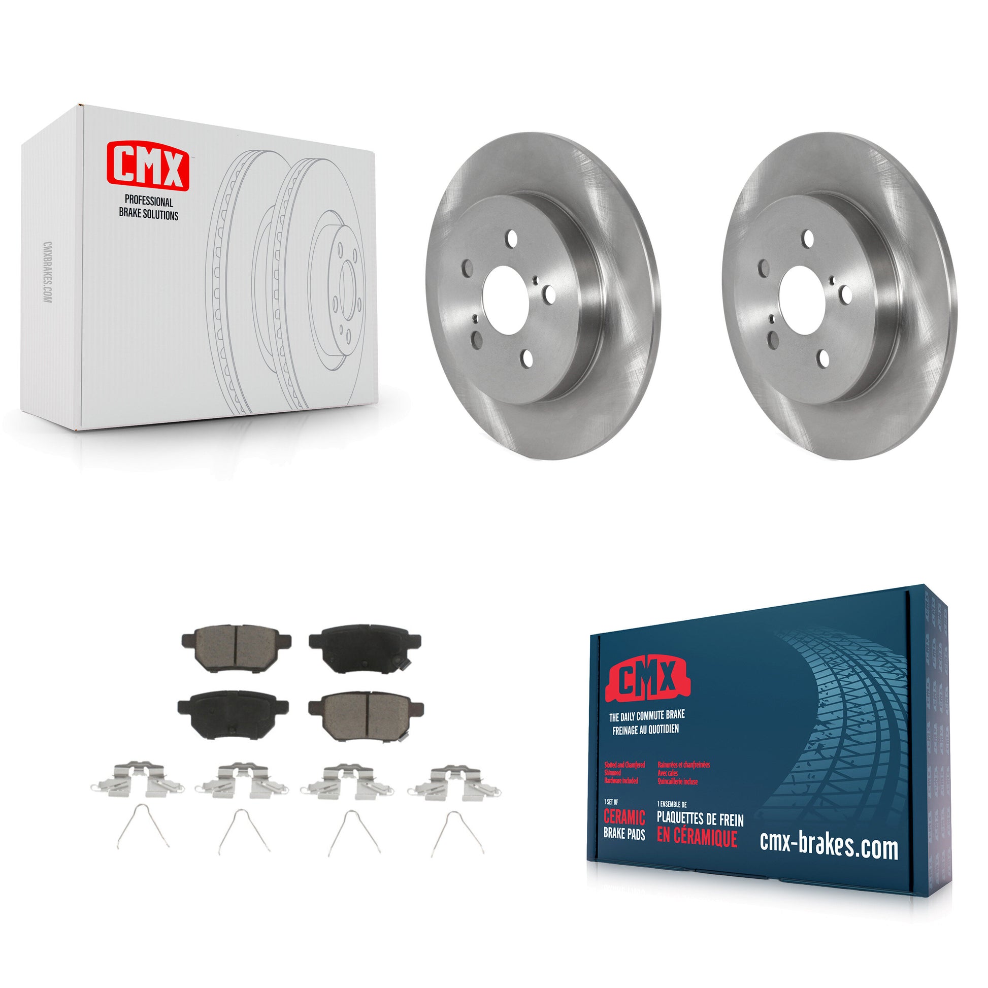 CMX K8C-103248 Disc Brake Kit for 2019 Toyota Corolla - Rear product image