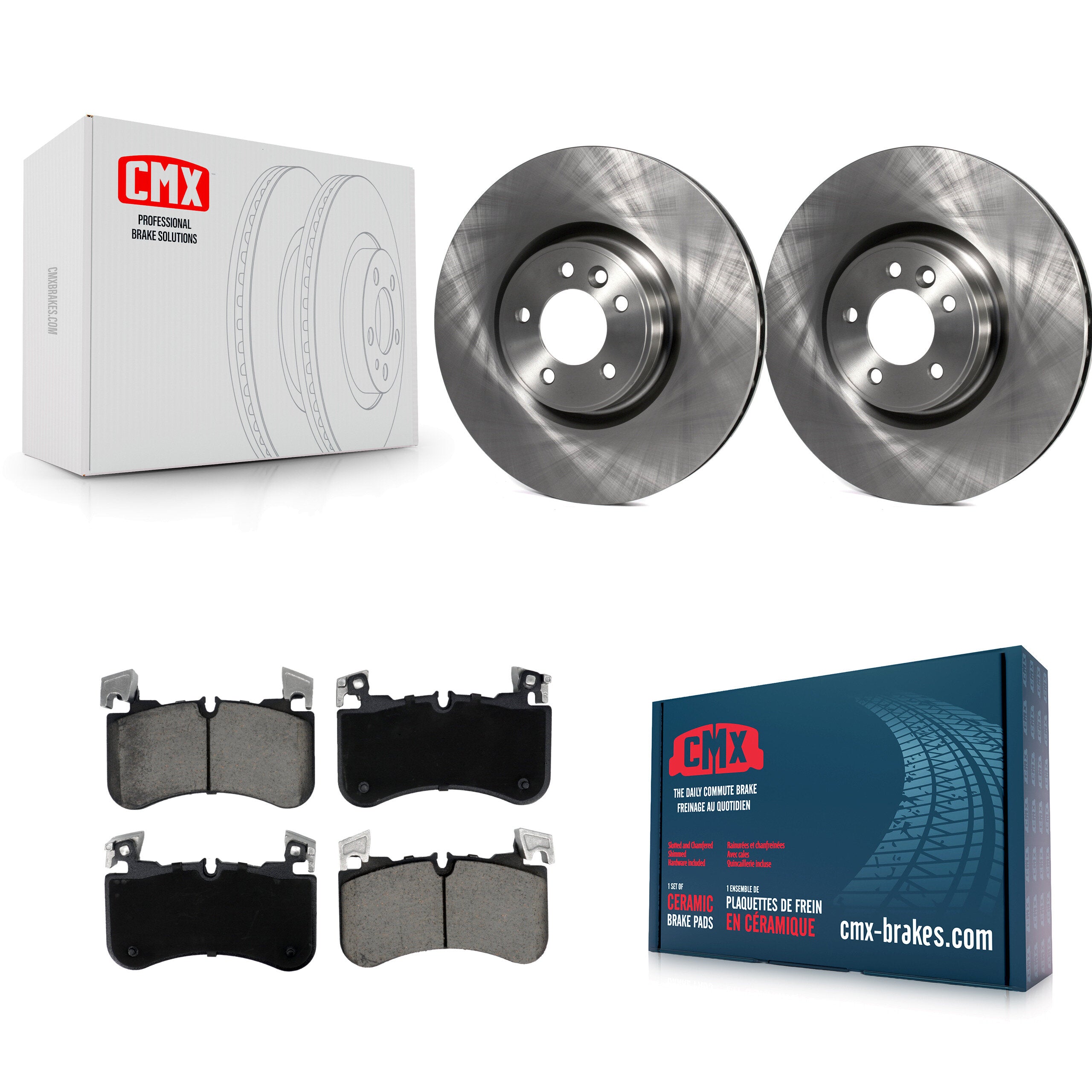 CMX K8C-103482 Disc Brake Kit for 2018-2021 Land Rover Range Rover, Land Rover Range Rover Sport - Front product image