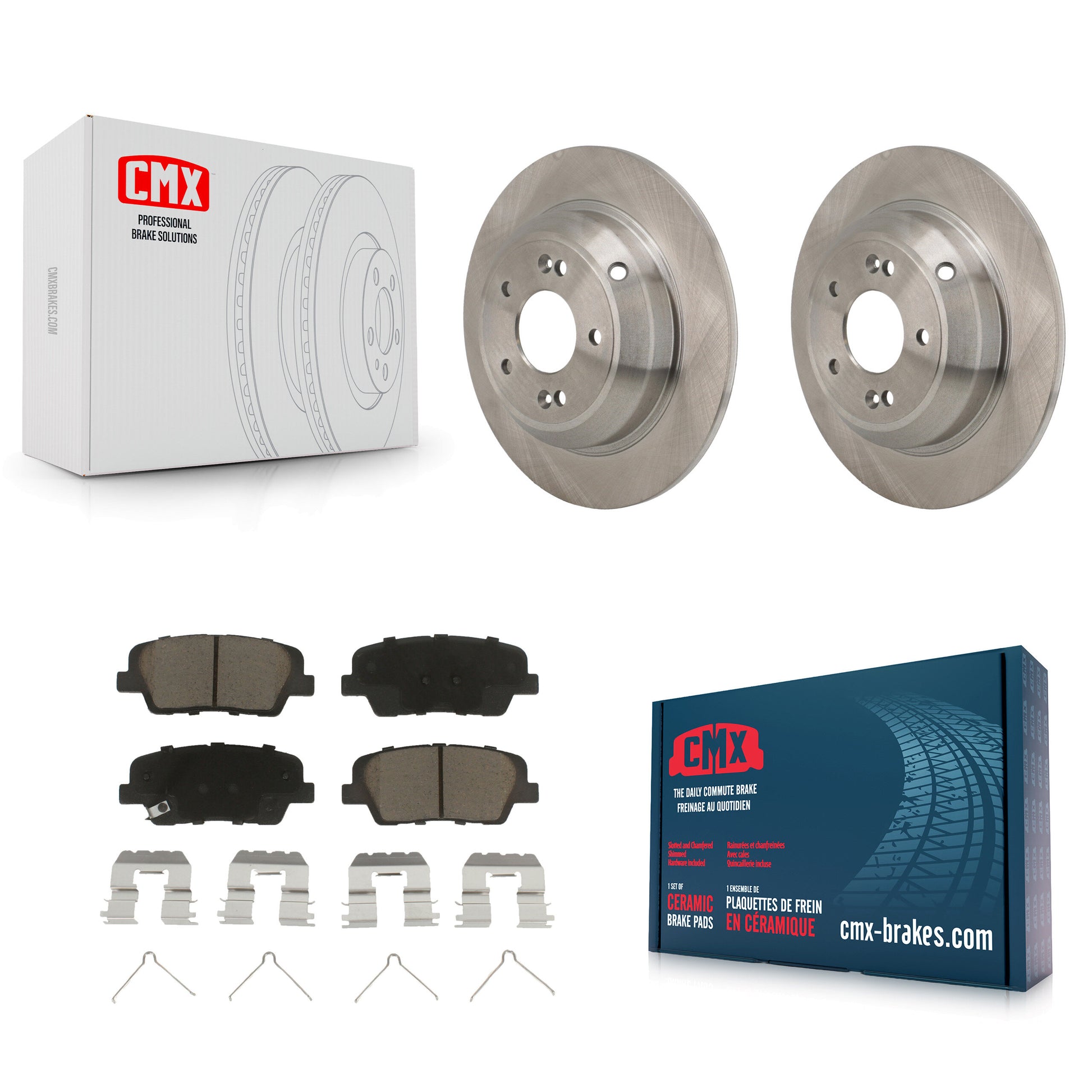 CMX K8C-103761 Disc Brake Kit for 2018-2023 Genesis G70, Kia Stinger - Rear product image