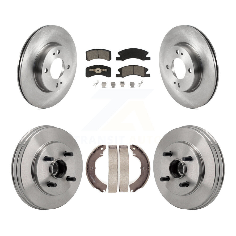 CMX K8C-103765 Disc Brake Kit for 2017-2023 Mitsubishi Mirage, Mitsubishi Mirage G4 - Front and Rear product image