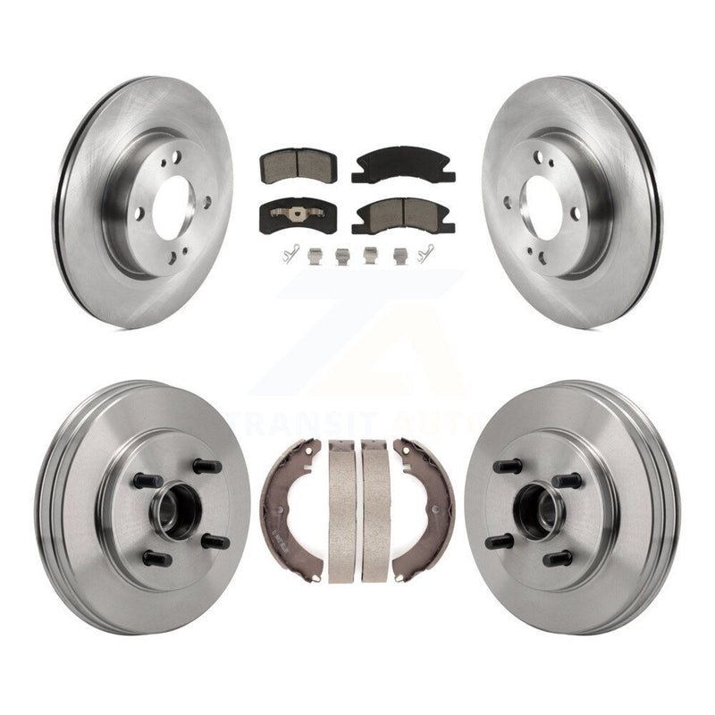 CMX K8C-103765 Disc Brake Kit for 2017-2023 Mitsubishi Mirage, Mitsubishi Mirage G4 - Front and Rear product image