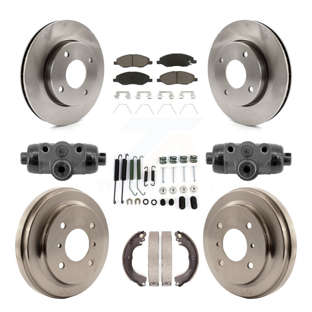 CMX K8C-103786 Disc Brake Kit for 2009-2011 Nissan Versa - Front and Rear product image
