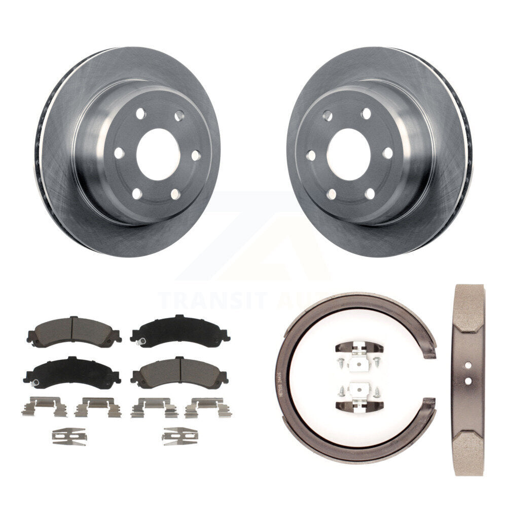 CMX K8C-103835 Disc Brake Kit for 2000-2006 Chevrolet Silverado 1500, GMC Sierra 1500, Cadillac Escalade & more - Rear product image