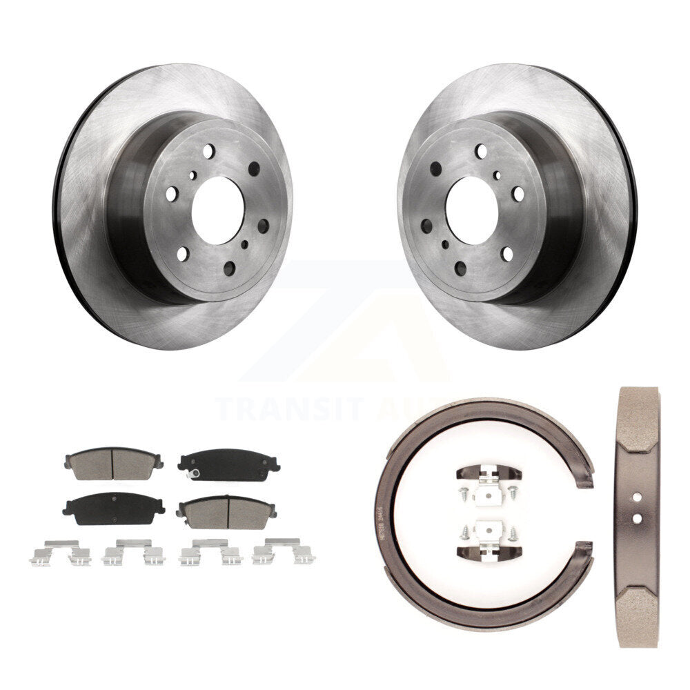 CMX K8C-104194 Disc Brake Kit for 2007-2014 Chevrolet Silverado 1500, Cadillac Escalade, Cadillac Escalade ESV & more - Rear product image
