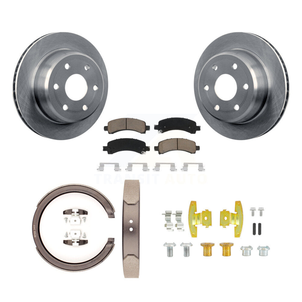 CMX K8C-104378 Disc Brake Kit for 2002-2014 Cadillac Escalade, Chevrolet Avalanche 1500, Chevrolet Express 1500 & more - Rear product image