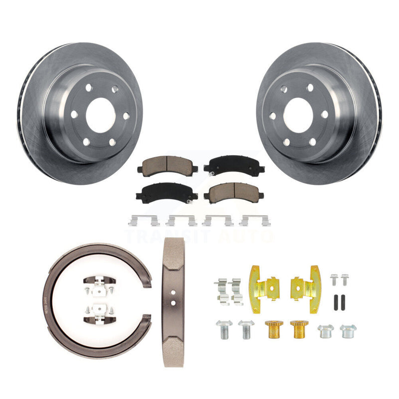 CMX K8C-104378 Disc Brake Kit for 2002-2014 Cadillac Escalade, Chevrolet Avalanche 1500, Chevrolet Express 1500 & more - Rear product image