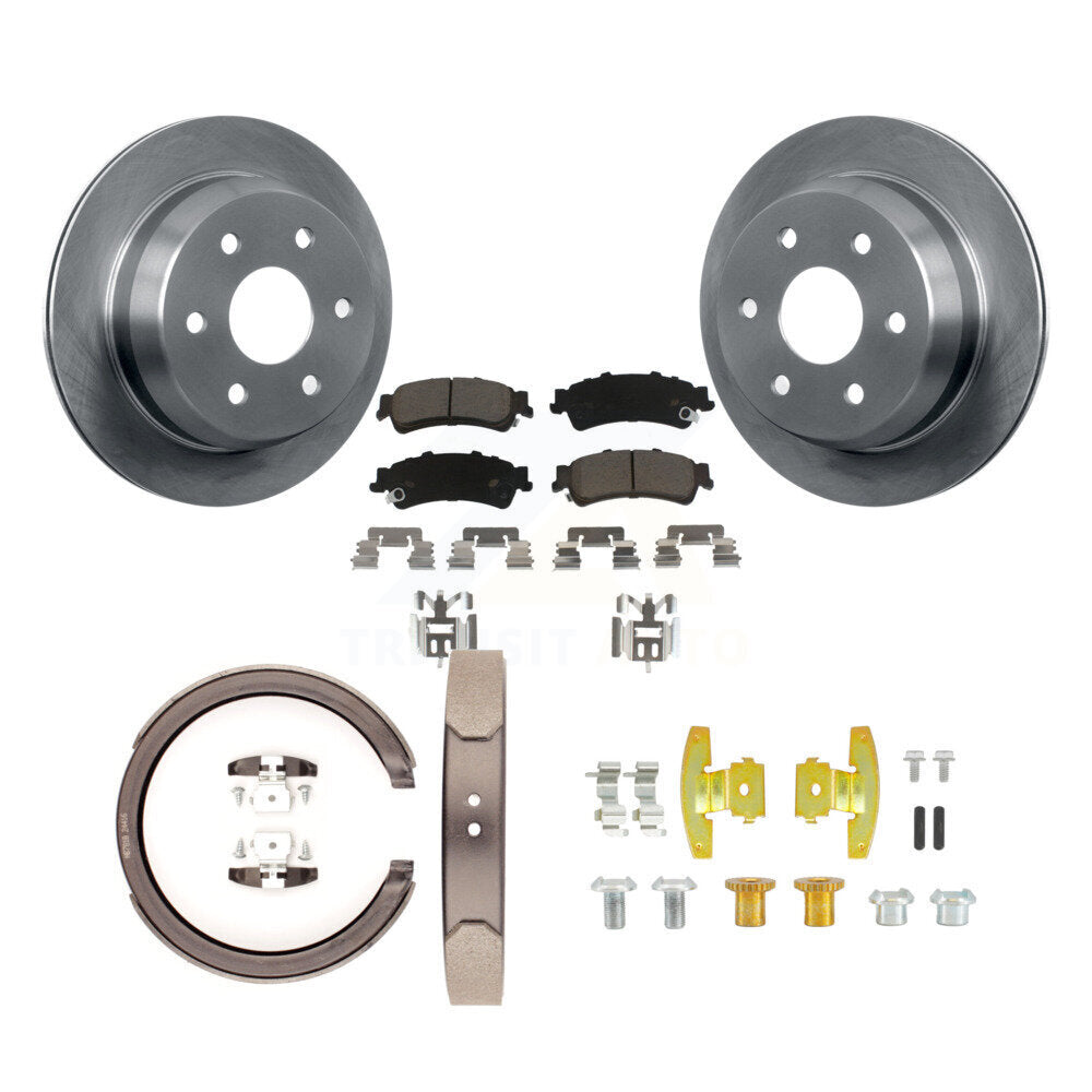 CMX K8C-104380 Disc Brake Kit for 1999-2005 Chevrolet Silverado 1500, GMC Sierra 1500, Chevrolet Astro & more - Rear product image