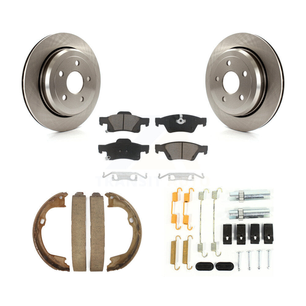 CMX K8C-104385 Disc Brake Kit for 2011-2022 Jeep Grand Cherokee WK, Dodge Durango, Jeep Grand Cherokee - Rear product image