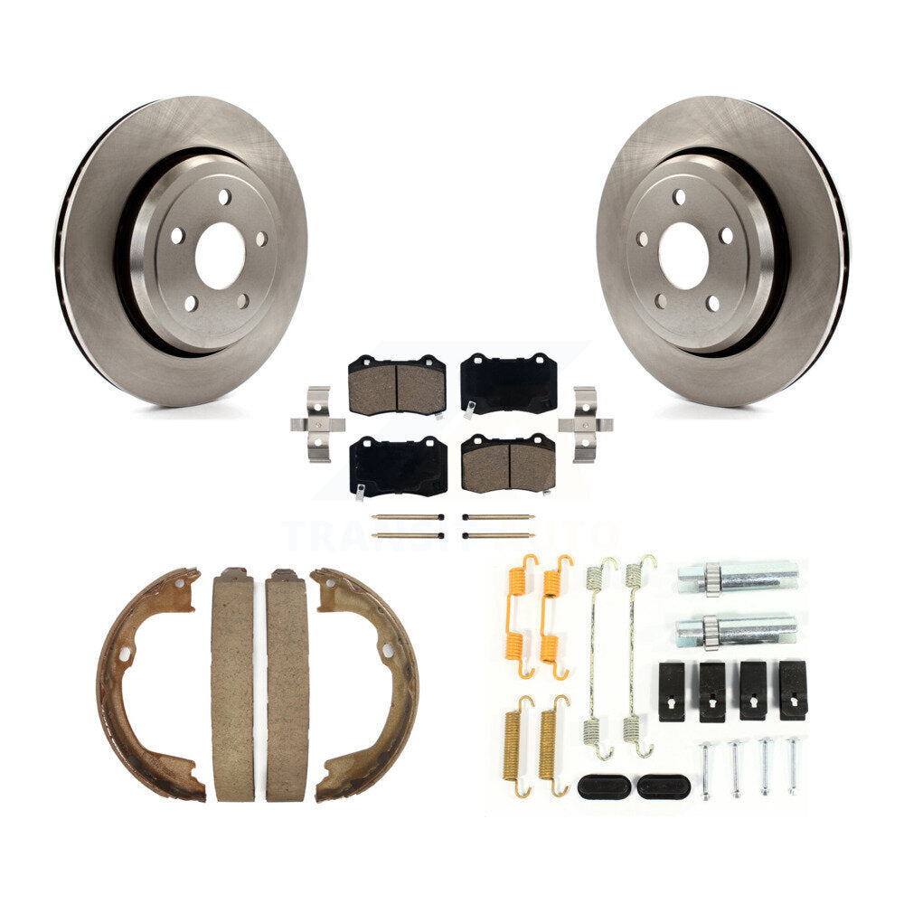 CMX K8C-104387 Disc Brake Kit for 2012-2022 Dodge Durango, Jeep Grand Cherokee - Rear product image