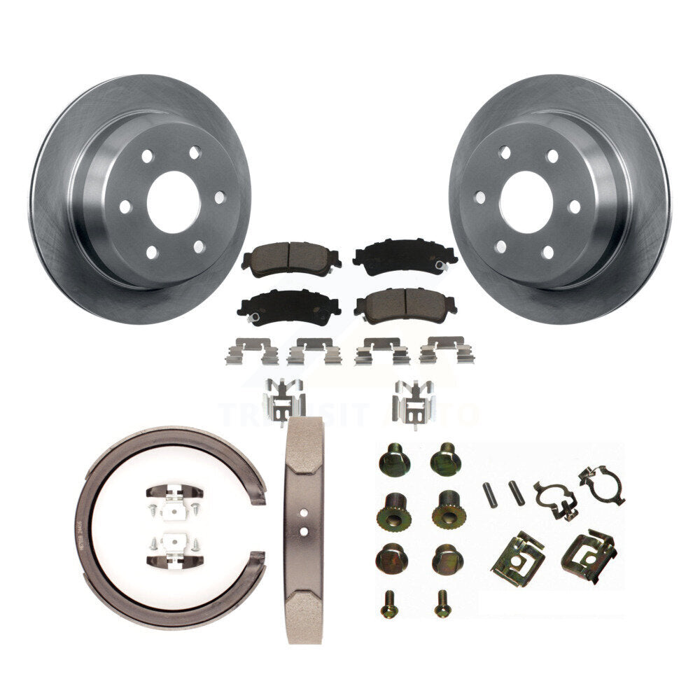 CMX K8C-104446 Disc Brake Kit for 2005-2007 Chevrolet Silverado 1500 Classic, GMC Sierra 1500 Classic, Chevrolet Silverado 1500 & more - Rear product image