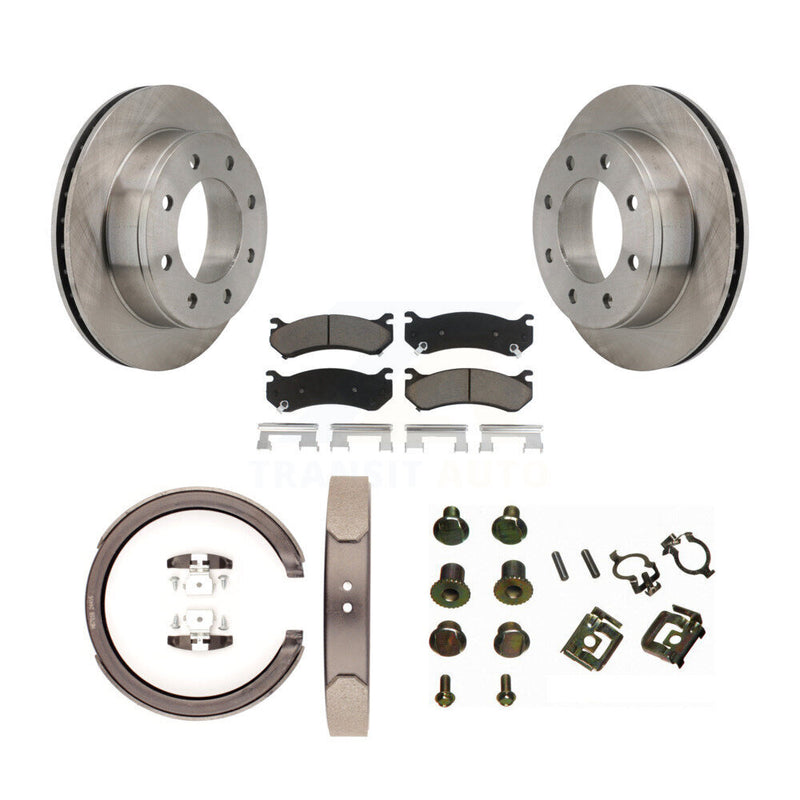 CMX K8C-104451 Disc Brake Kit for 2003-2006 Chevrolet Silverado 1500 HD, GMC Sierra 1500 HD, GMC Sierra 2500 - Rear product image