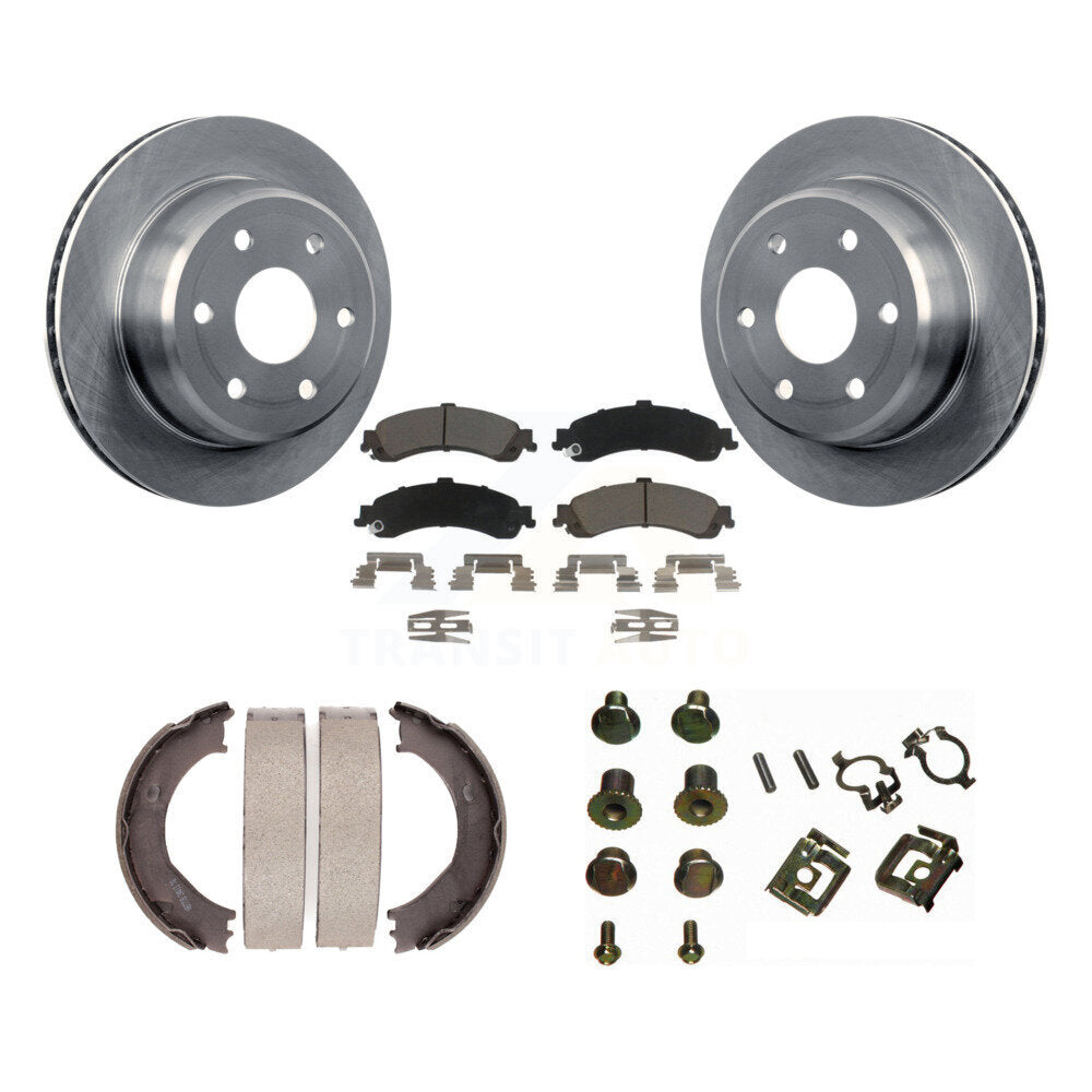 CMX K8C-104455 Disc Brake Kit for 2006 Chevrolet Silverado 1500, GMC Sierra 1500 - Rear product image