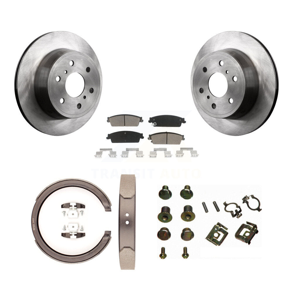 CMX K8C-104456 Disc Brake Kit for 2007-2009 Chevrolet Silverado 1500, GMC Sierra 1500 - Rear product image