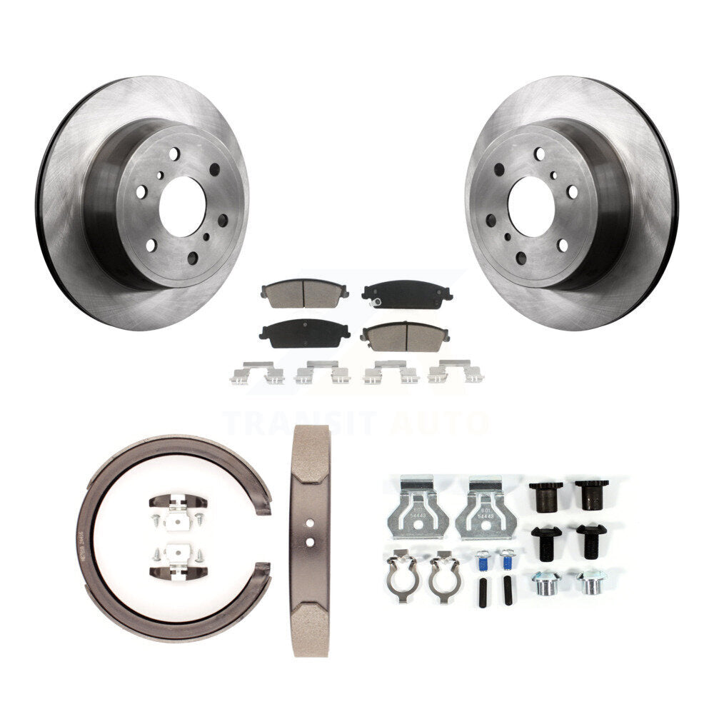 CMX K8C-104457 Disc Brake Kit for 2007-2014 Chevrolet Silverado 1500, GMC Sierra 1500, Cadillac Escalade & more - Rear product image