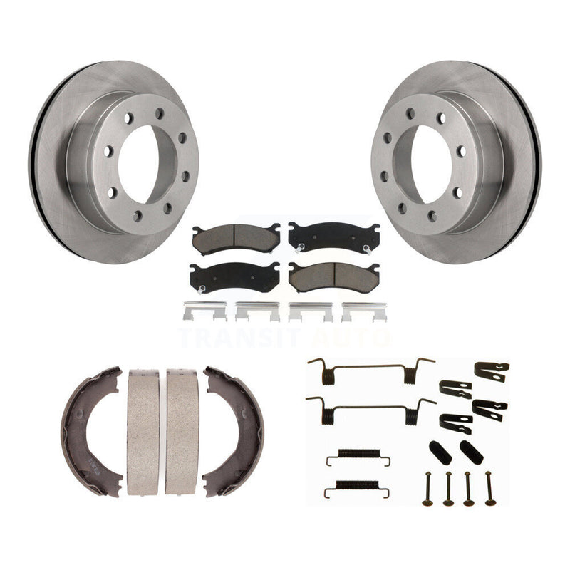 CMX K8C-104525 Disc Brake Kit for 1999-2010 GMC Sierra 3500 HD, Chevrolet Silverado 2500 HD, Chevrolet Suburban 2500 & more - Rear product image