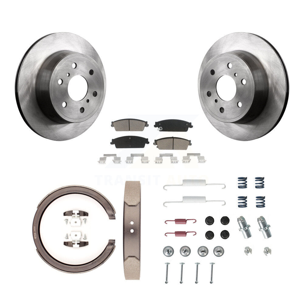 CMX K8C-104543 Disc Brake Kit for 2013 Chevrolet Silverado 1500, GMC Sierra 1500 - Rear product image