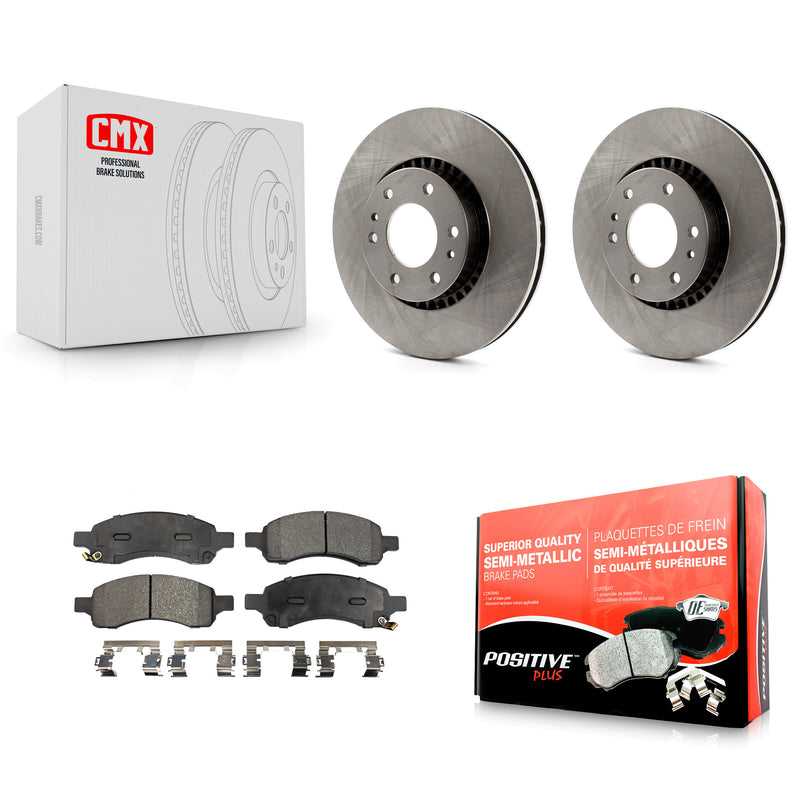 Transit Auto K8F-100026 Disc Brake Kit for 2006-2009 GMC Envoy, Saab 9-7x, Buick Rainier & more - Front product image