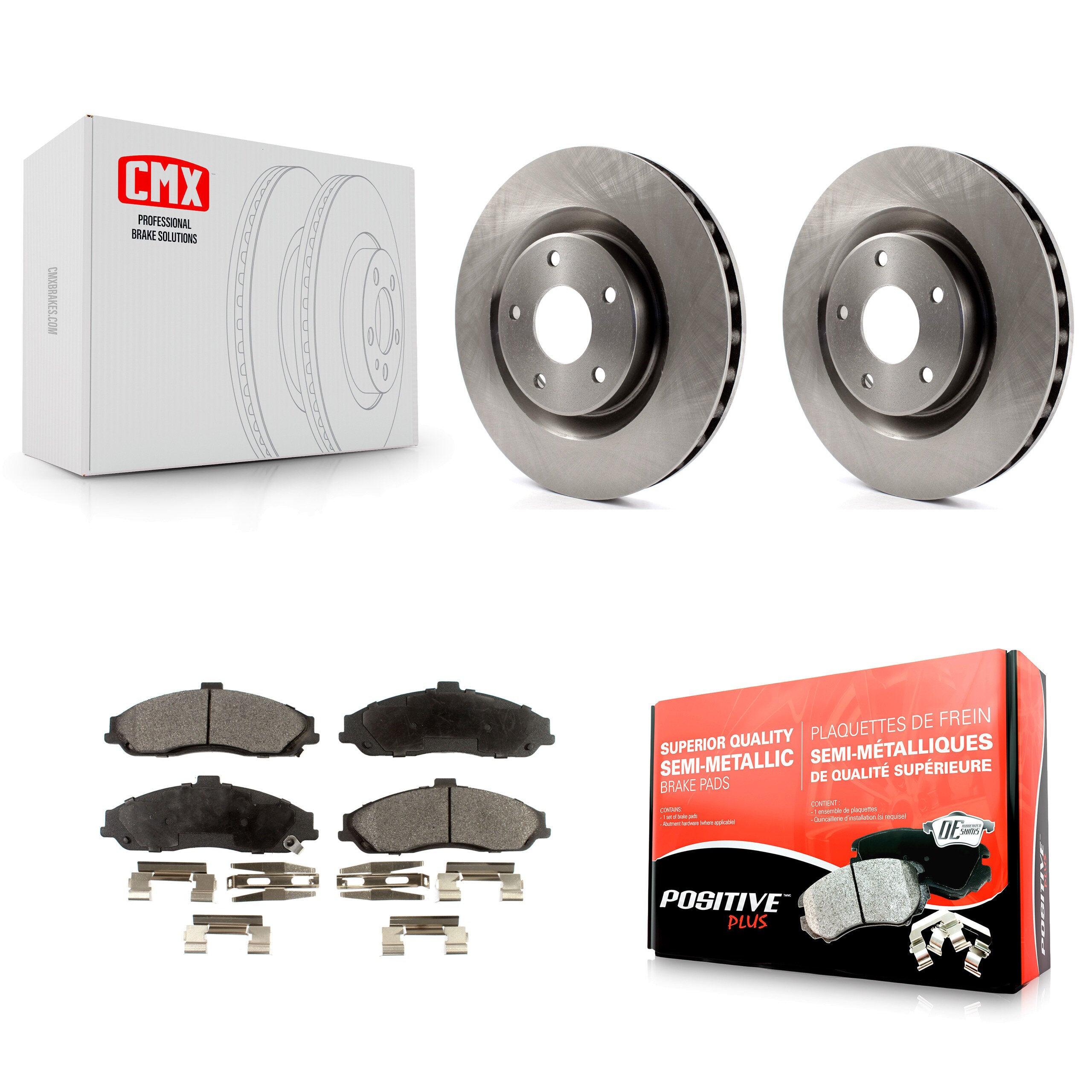 Transit Auto K8F-100044 Disc Brake Kit for 2004-2013 Chevrolet Corvette, Cadillac XLR - Front product image
