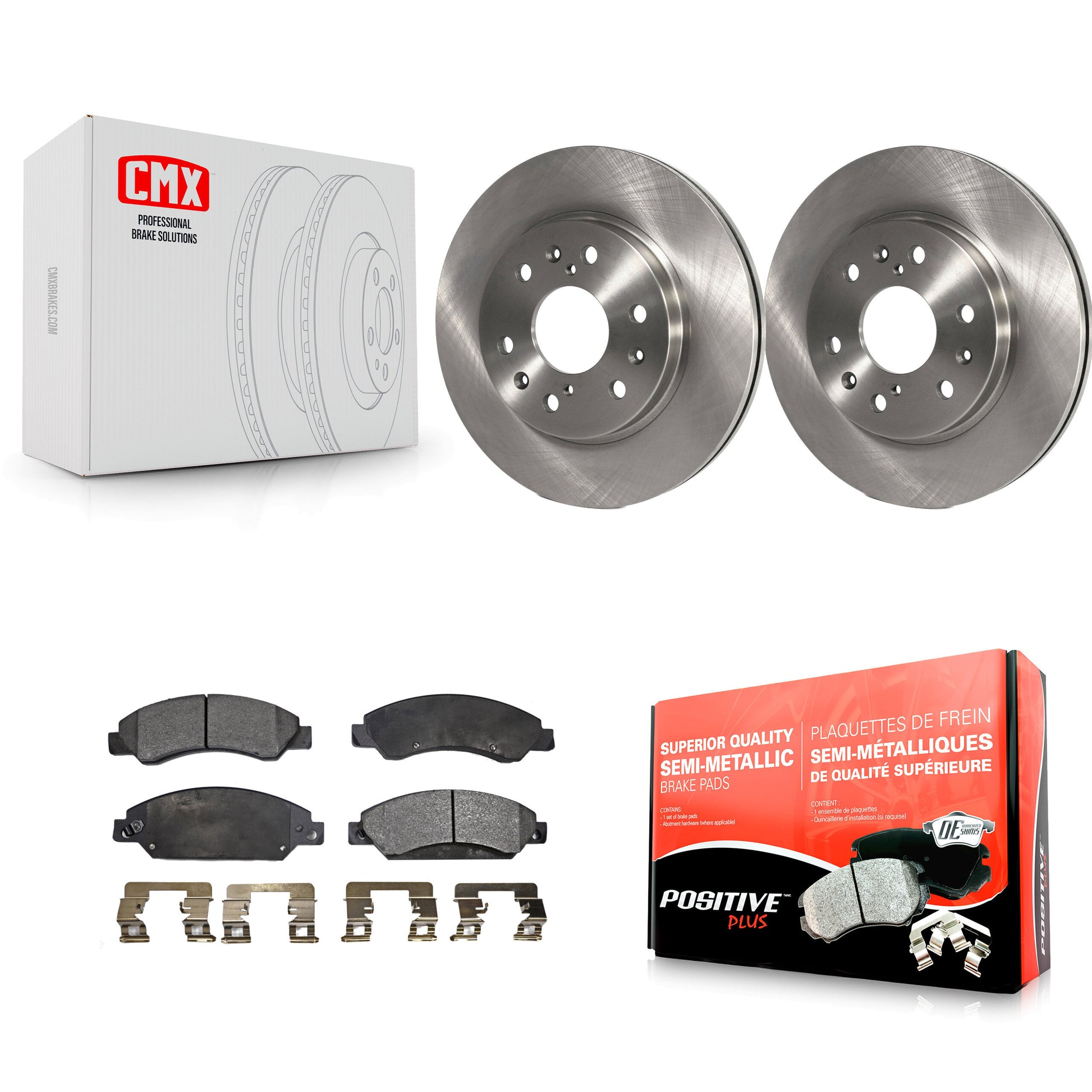 Transit Auto K8F-100047 Disc Brake Kit for 2007 Cadillac Escalade, Cadillac Escalade ESV, Cadillac Escalade EXT & more - Front product image
