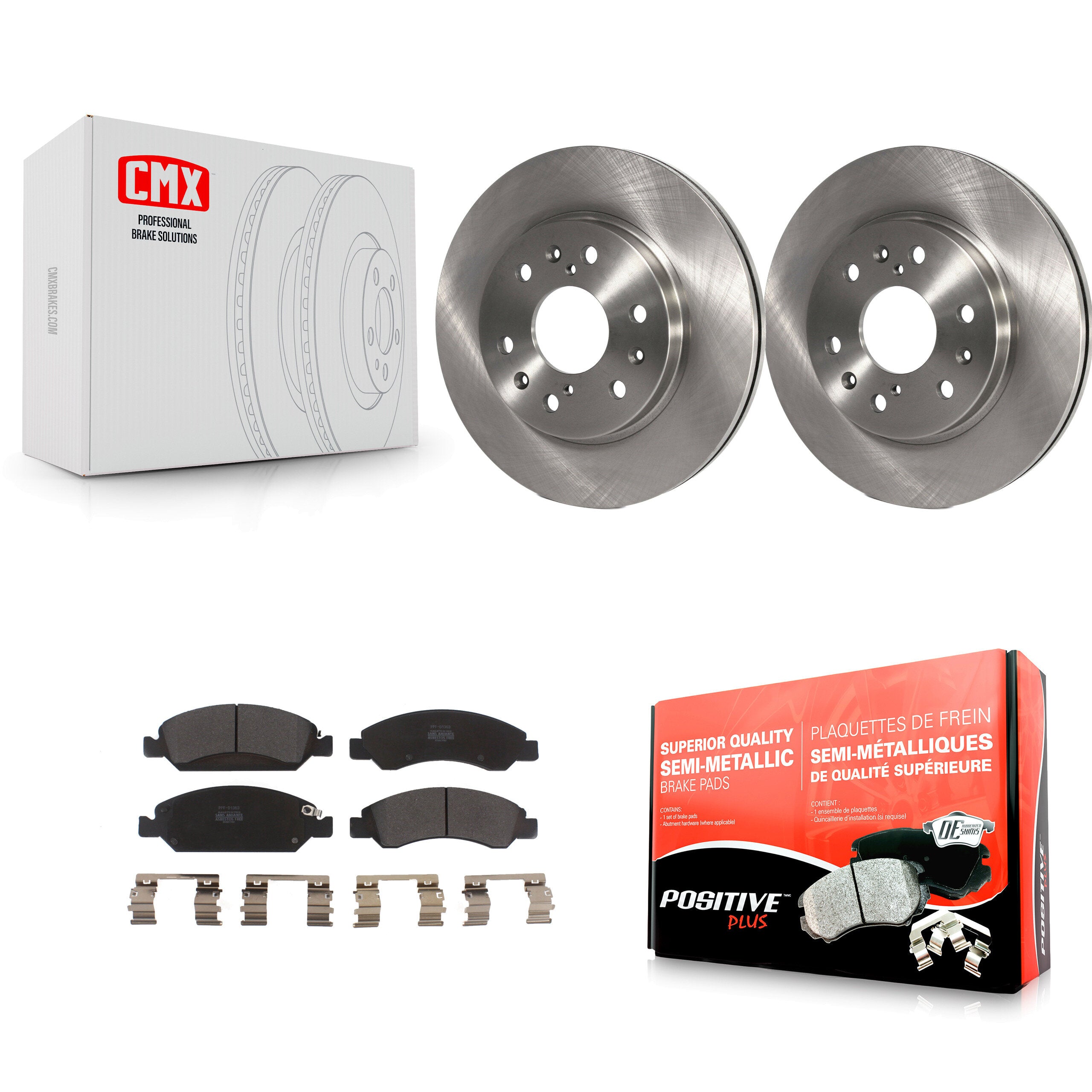 Transit Auto K8F-100048 Disc Brake Kit for 2005-2020 Chevrolet Suburban, Cadillac Escalade, Cadillac Escalade ESV & more - Front product image