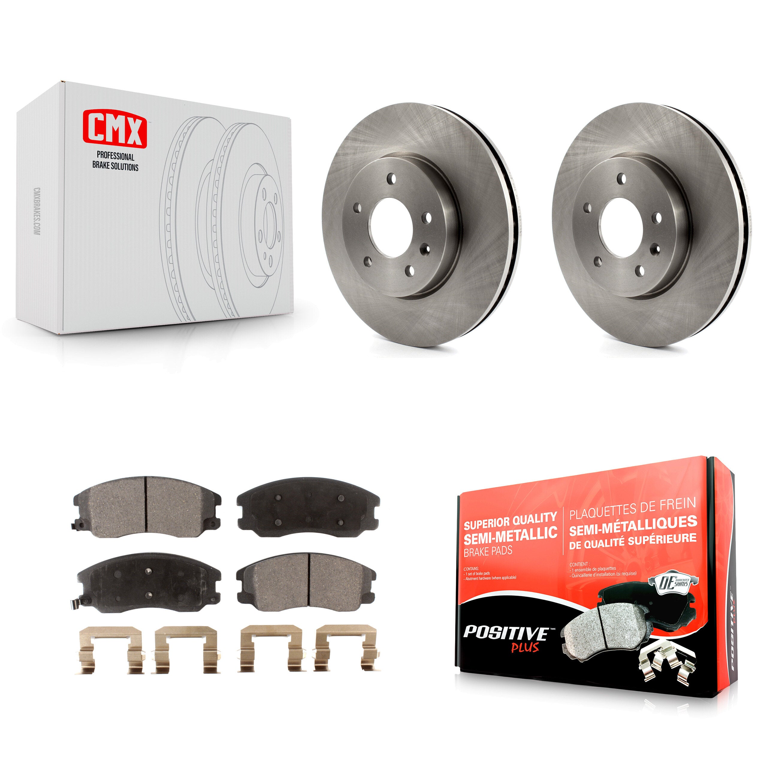 Transit Auto K8F-100061 Disc Brake Kit for 2007-2015 Chevrolet Captiva Sport, Saturn Vue, Chevrolet Equinox & more - Front product image