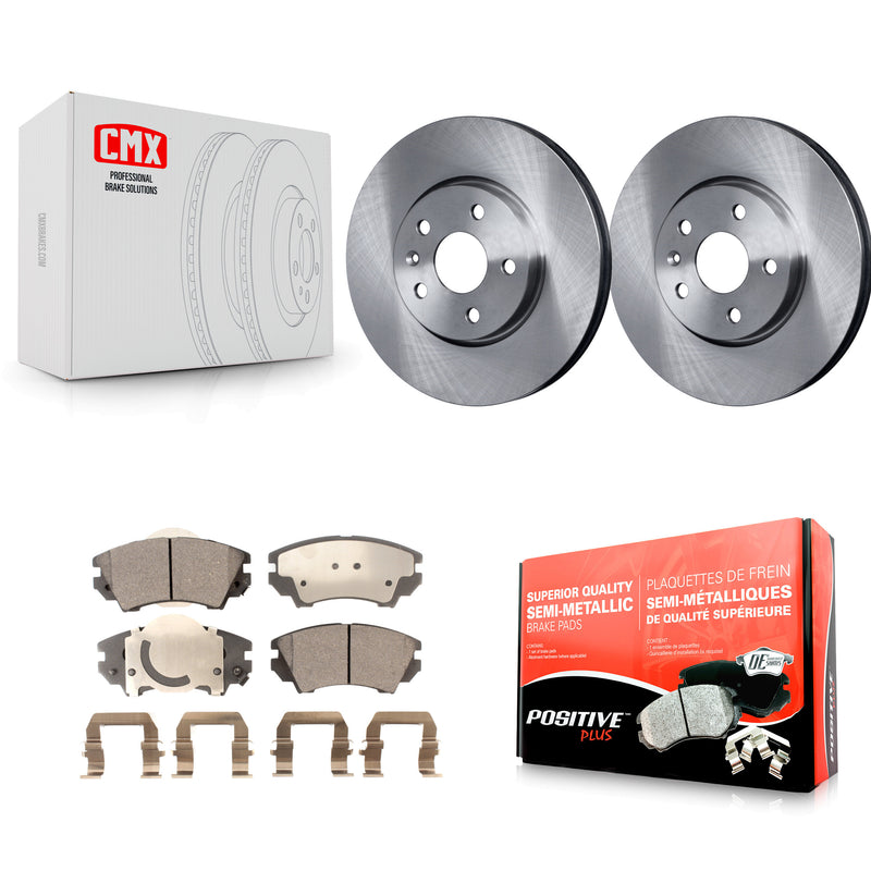 Transit Auto K8F-100075 Disc Brake Kit for 2010-2017 GMC Terrain, Chevrolet Camaro - Front product image
