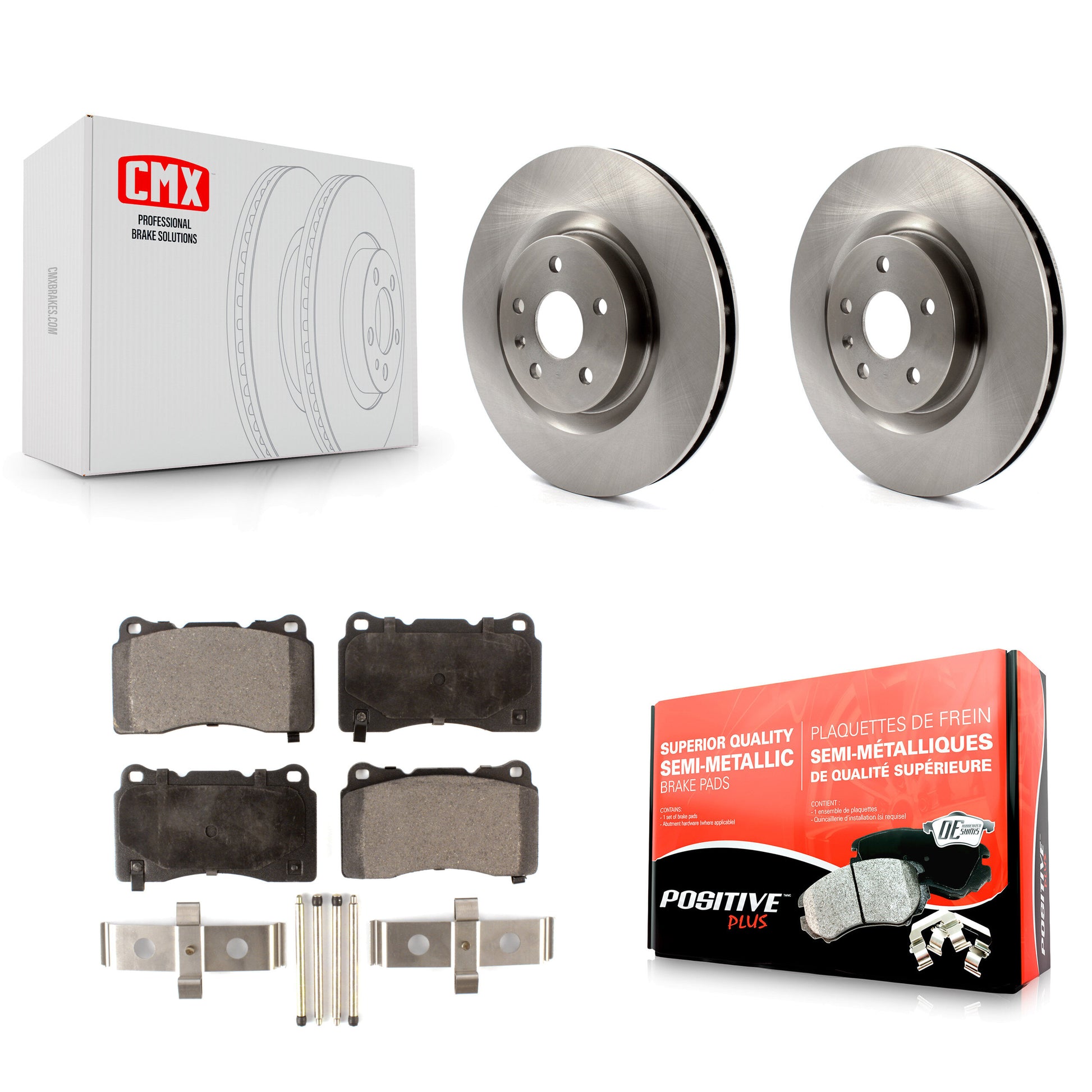 Transit Auto K8F-100077 Disc Brake Kit for 2009-2013 Buick Regal, Pontiac G8 - Front product image