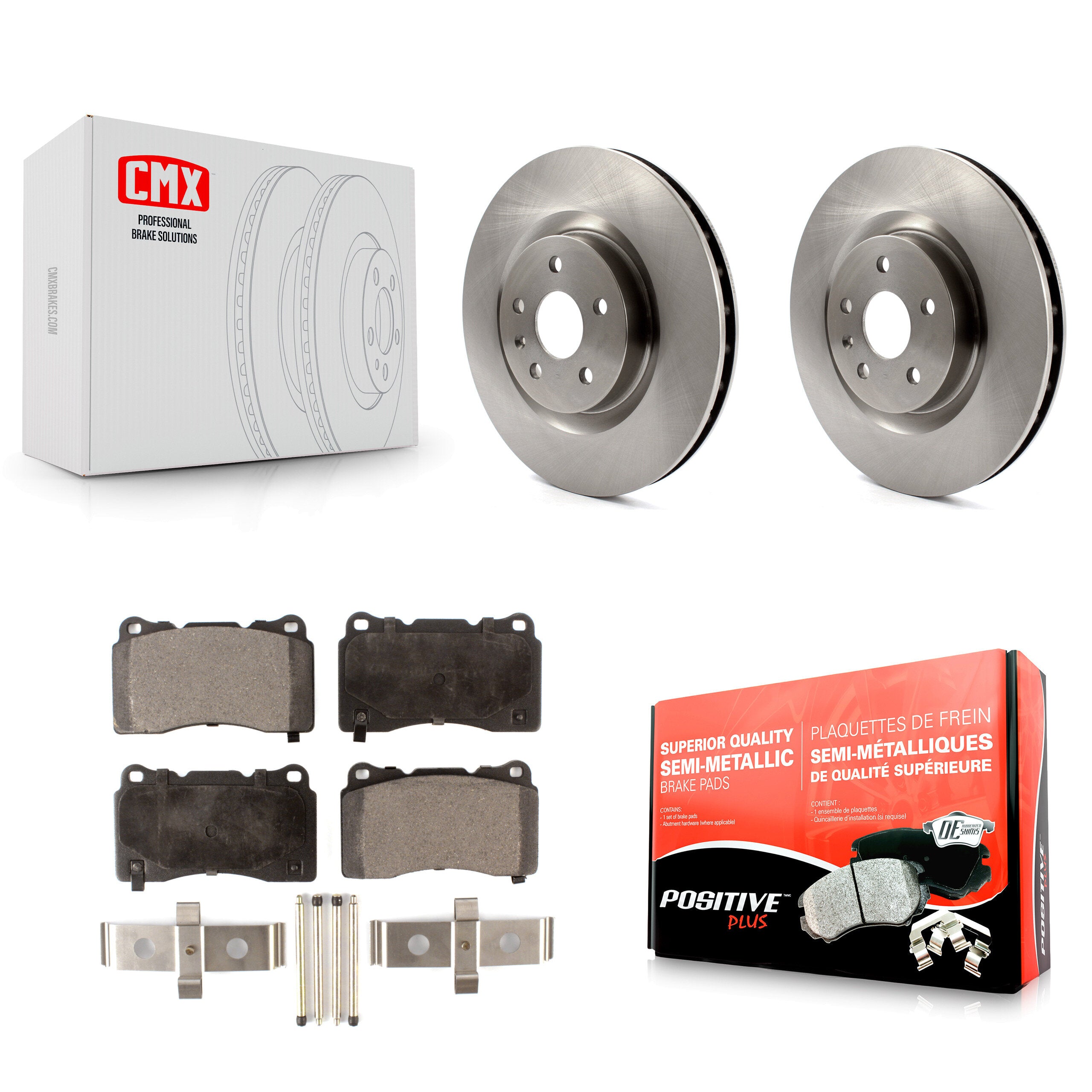 Transit Auto K8F-100077 Disc Brake Kit for 2009-2013 Buick Regal, Pontiac G8 - Front product image