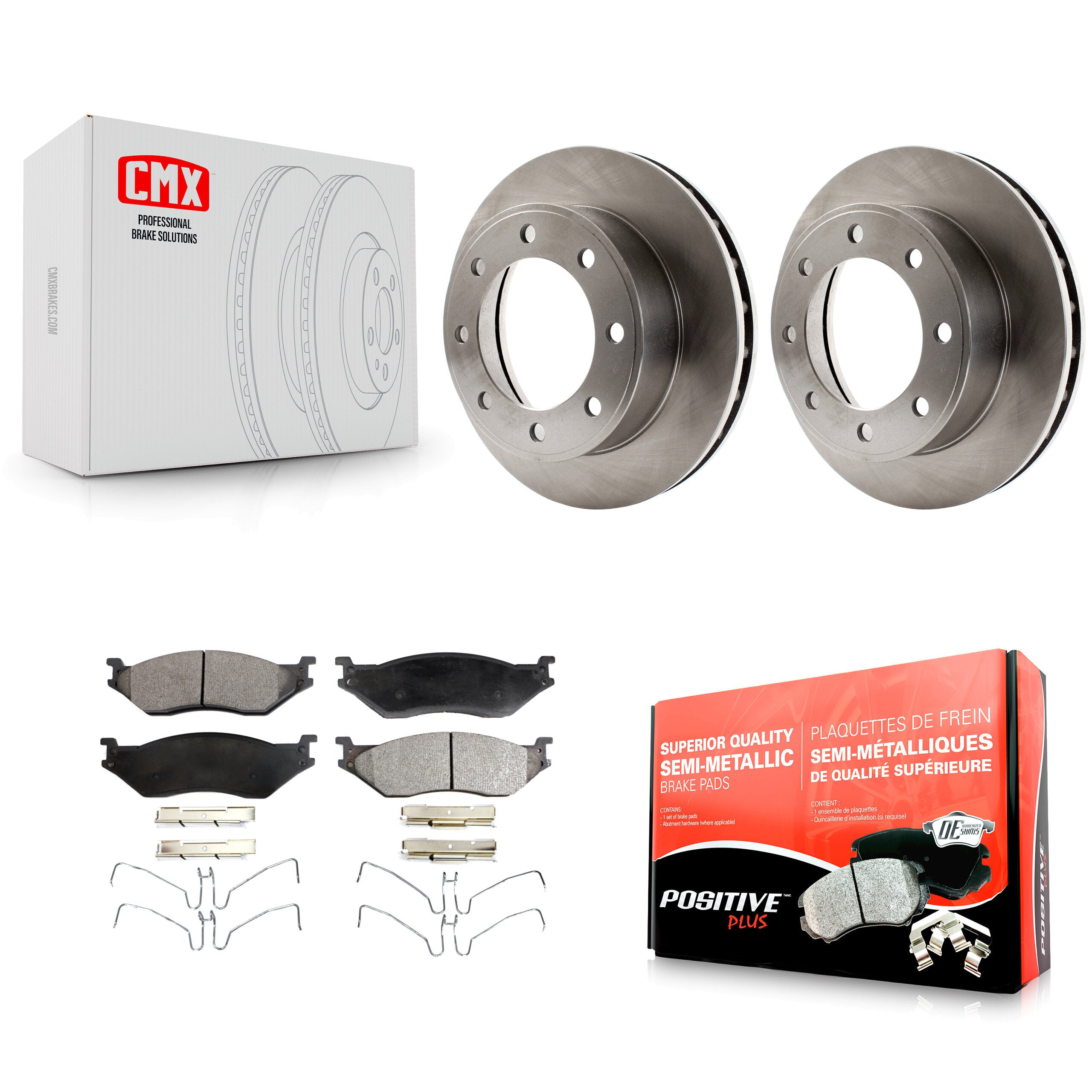 Transit Auto K8F-100111 Disc Brake Kit for 1999 Ford F-450 Super Duty, Ford F-550 Super Duty - Front product image