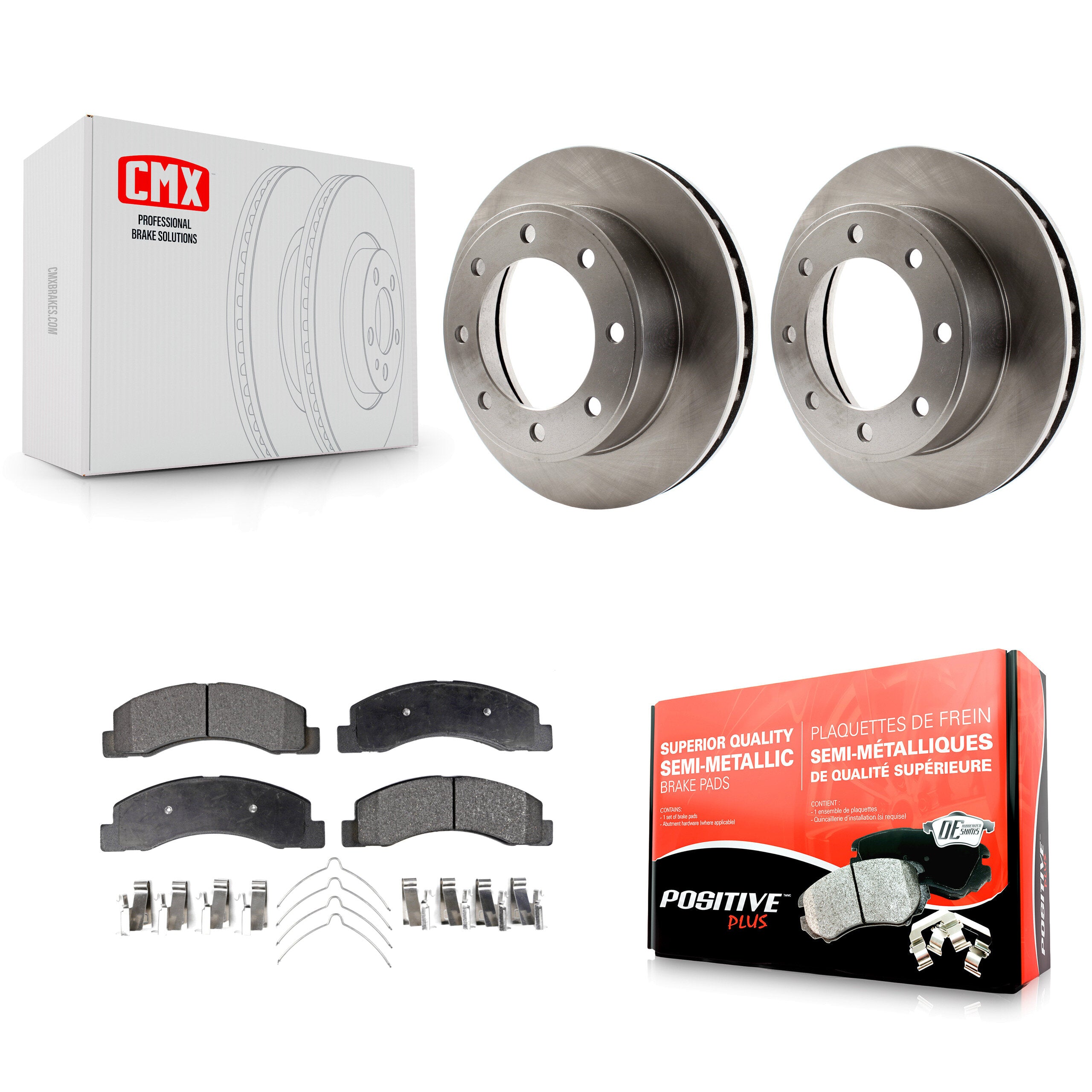 Transit Auto K8F-100112 Disc Brake Kit for 1999-2000 Ford Excursion, Ford F-250 Super Duty, Ford F-350 Super Duty - Front product image