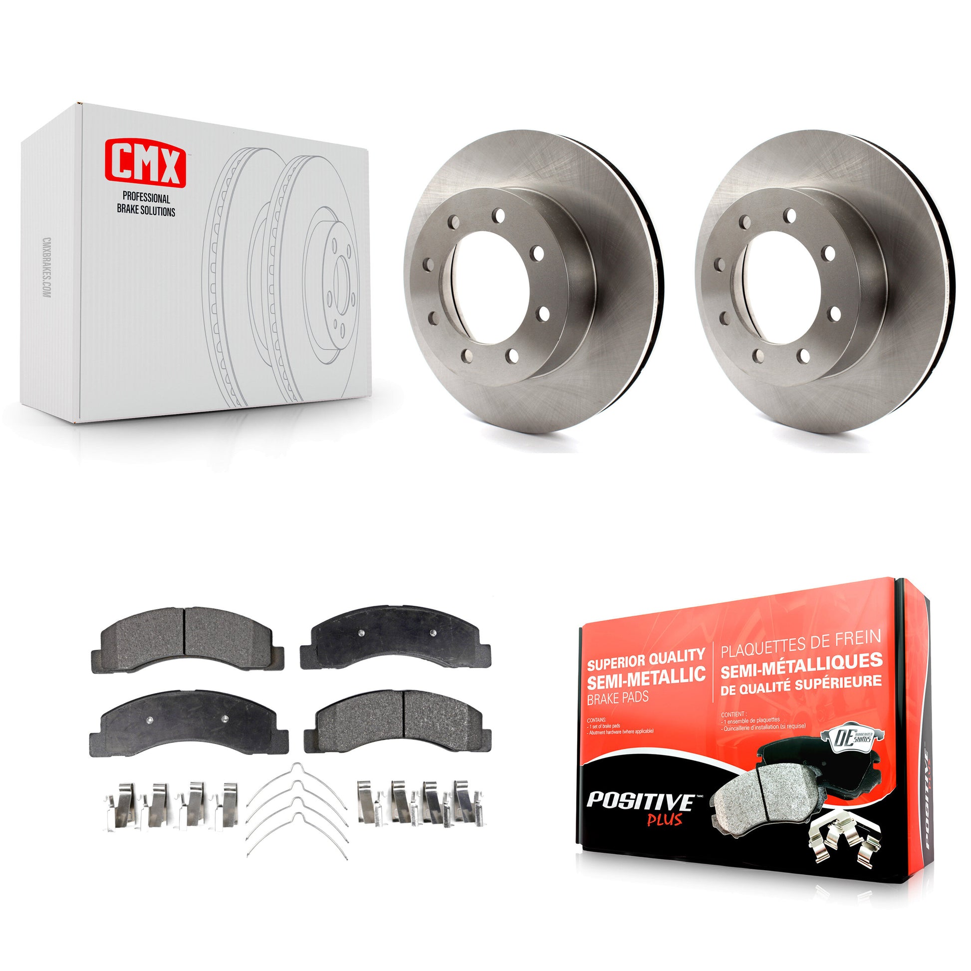 Transit Auto K8F-100122 Disc Brake Kit for 1999-2004 Ford F-250 Super Duty, Ford F-350 Super Duty - Front product image